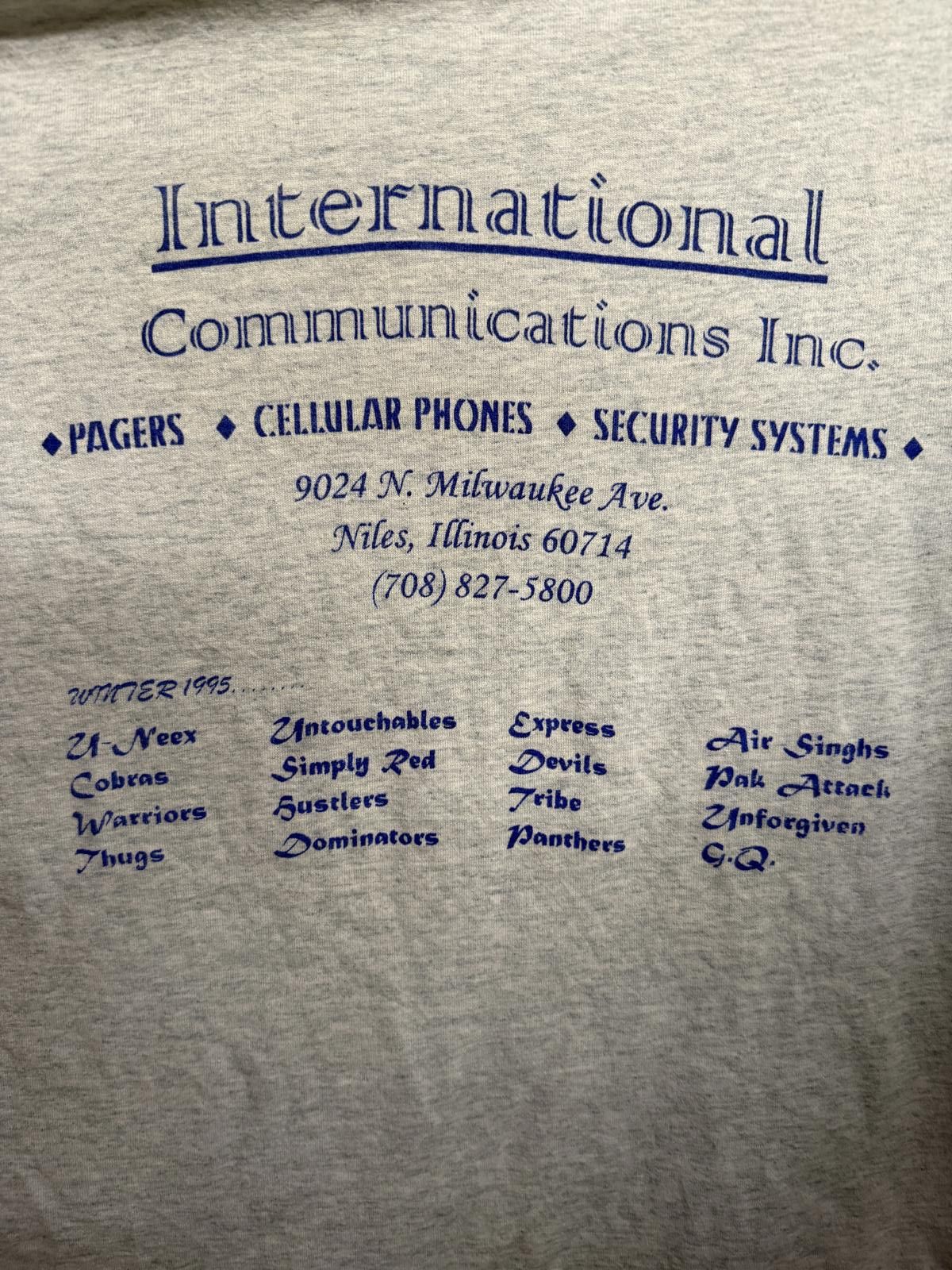 Fruit Of The Loom VTG Basektball T-shirt Chicago Invitational Indo Pak 1995 XL Size US XL / EU 56 / 4 - 5 Thumbnail