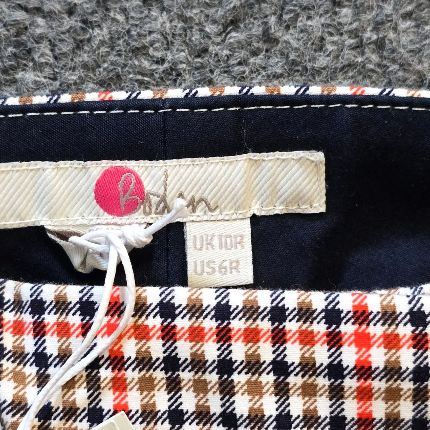 Boden Boden Pants Womens Size 6 Blue Red Plaid Ankle Career Preppy Classic Shirt? Size 28" / US 6 / IT 42 - 4 Thumbnail