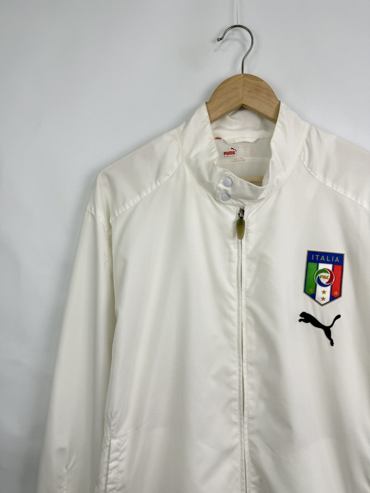 Puma 🇮🇹 Vintage Y2K Puma Italy Soccer Jersey Zip Jacket Retro Size US XL / EU 56 / 4 - 3 Thumbnail
