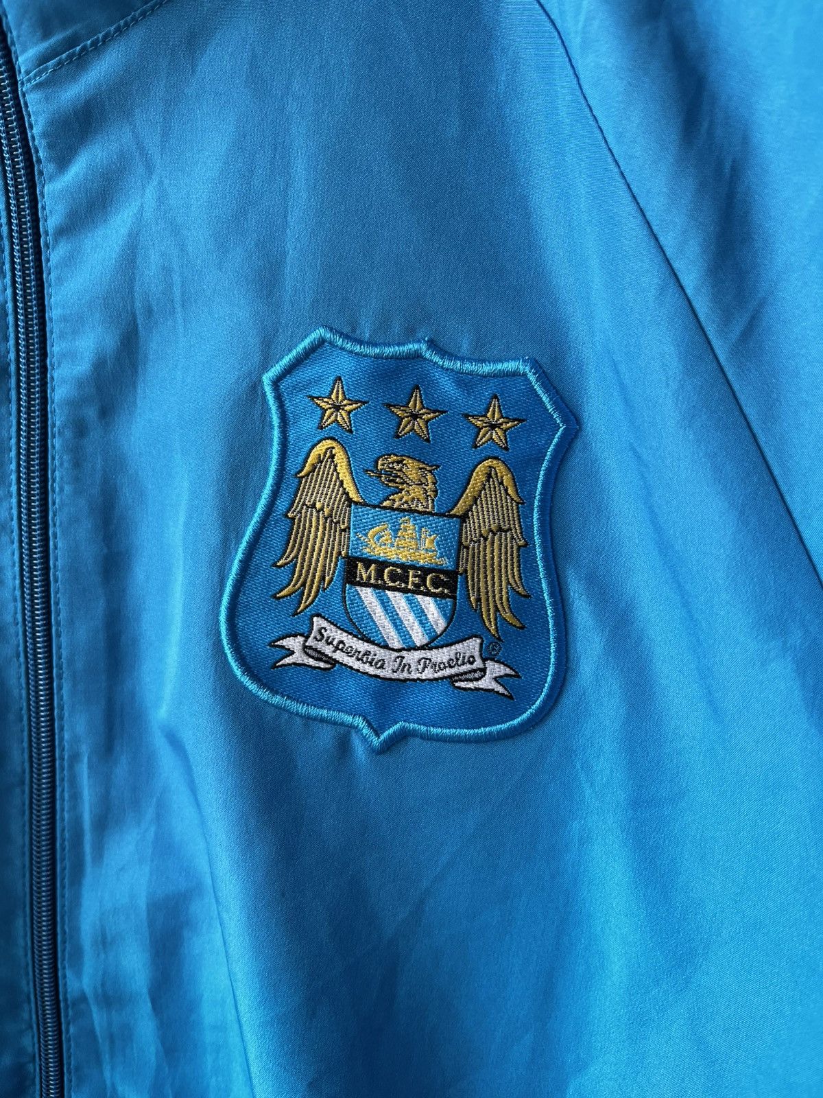 Nike Nike FC Manchester City 2015/2016 Blue Track Jacket Rare Y2K Size US L / EU 52-54 / 3 - 4 Thumbnail