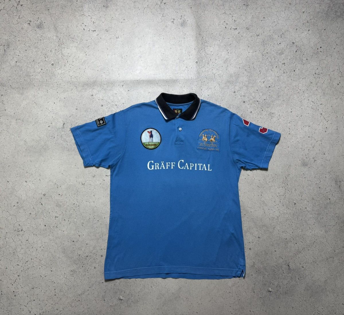 La Martina La Martina #3 Polo Team Vintage Polo Shirt Size M Blue Size US M / EU 48-50 / 2 - 2 Thumbnail
