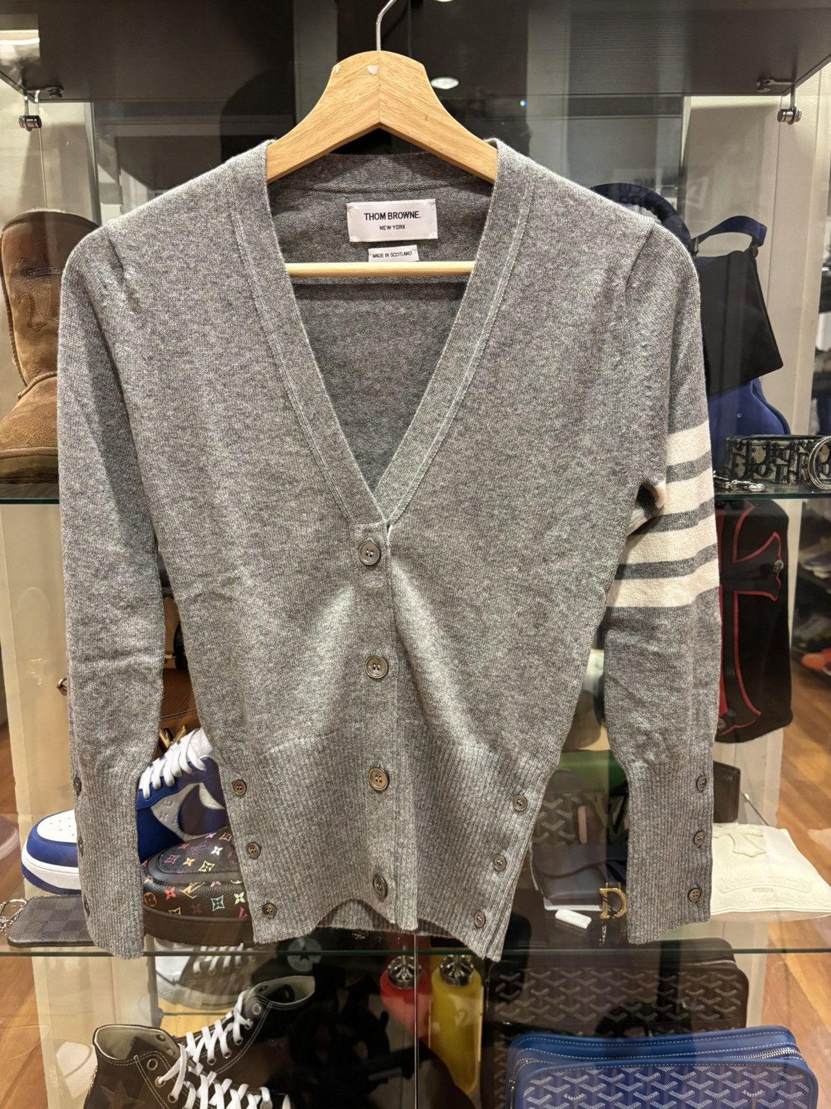 Thom Browne Thom Browne Knit Cardigan Size US XXS / EU 40 - 1 Thumbnail