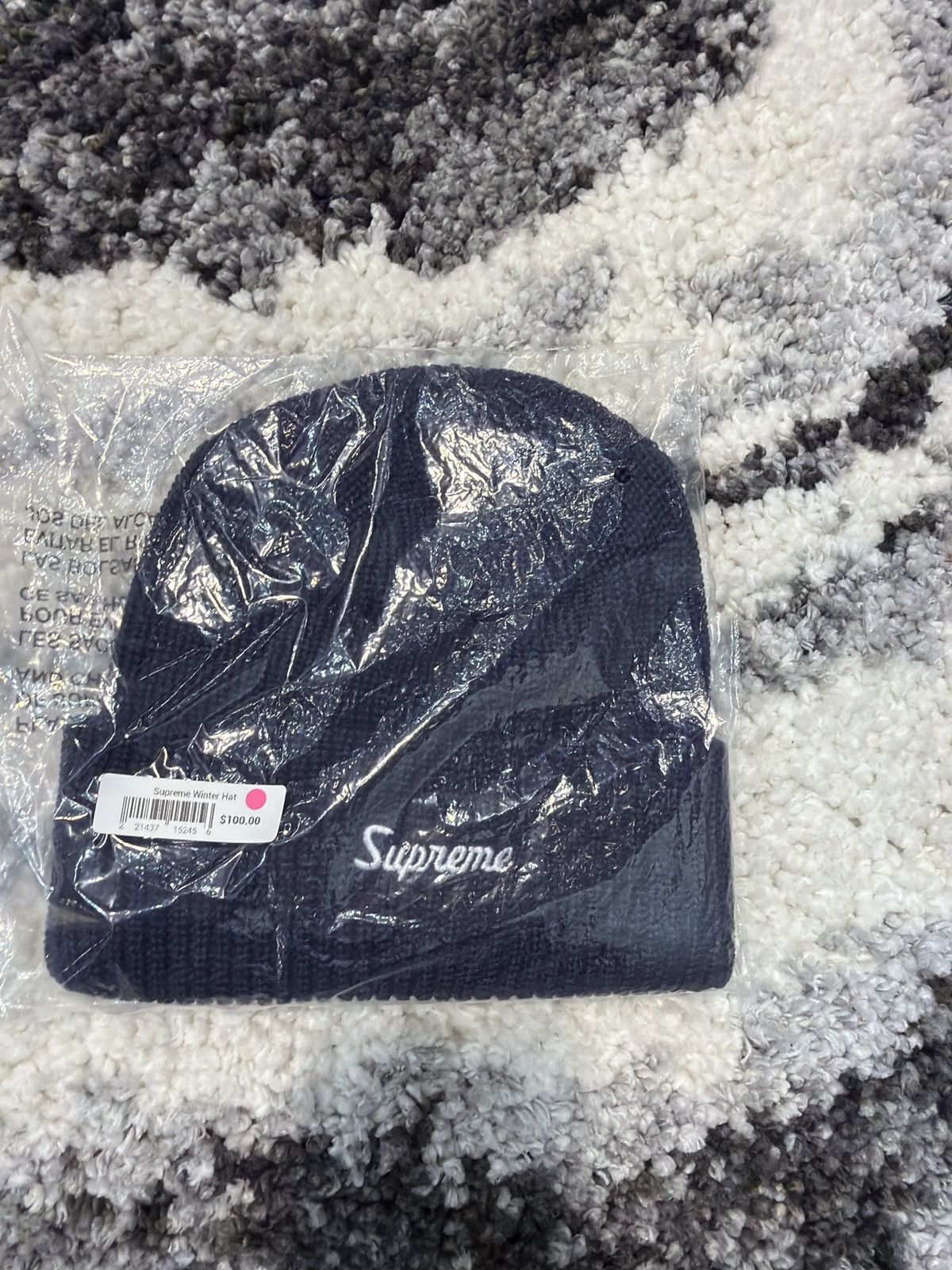 Supreme Supreme Beanie Brand navy New Quick Shipping Size ONE SIZE - 1 Thumbnail