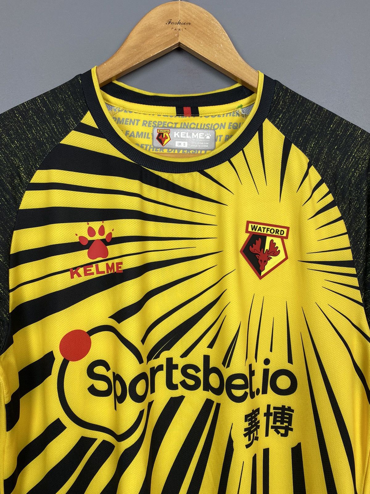Other Kelme Watford Short Sleeve Football Home Jersey Shirt Size S Size US S / EU 44-46 / 1 - 6 Thumbnail