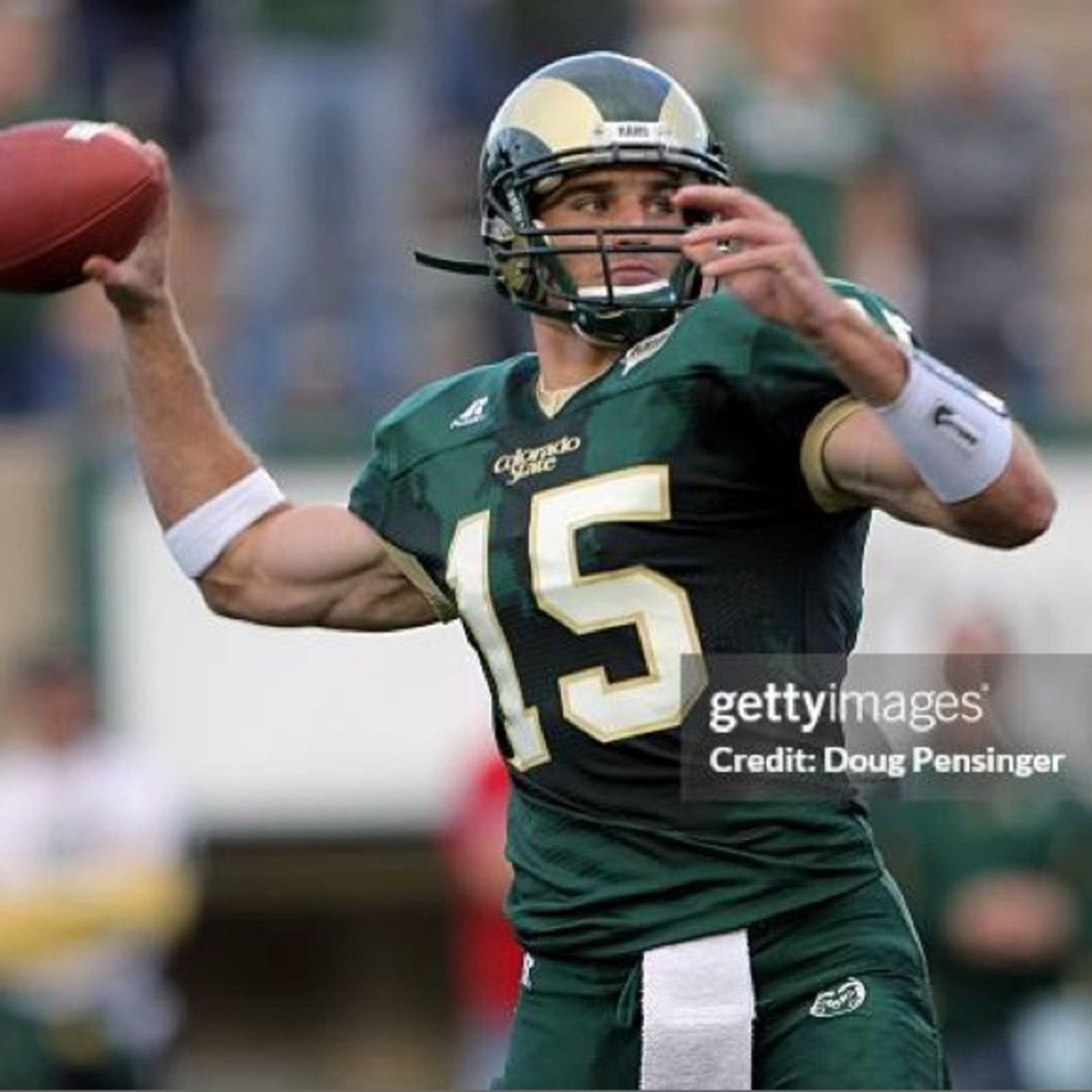 Russell Athletic Game Worn #15 Billy Farris Colorado State Rams Jersey Size US L / EU 52-54 / 3 - 10 Thumbnail