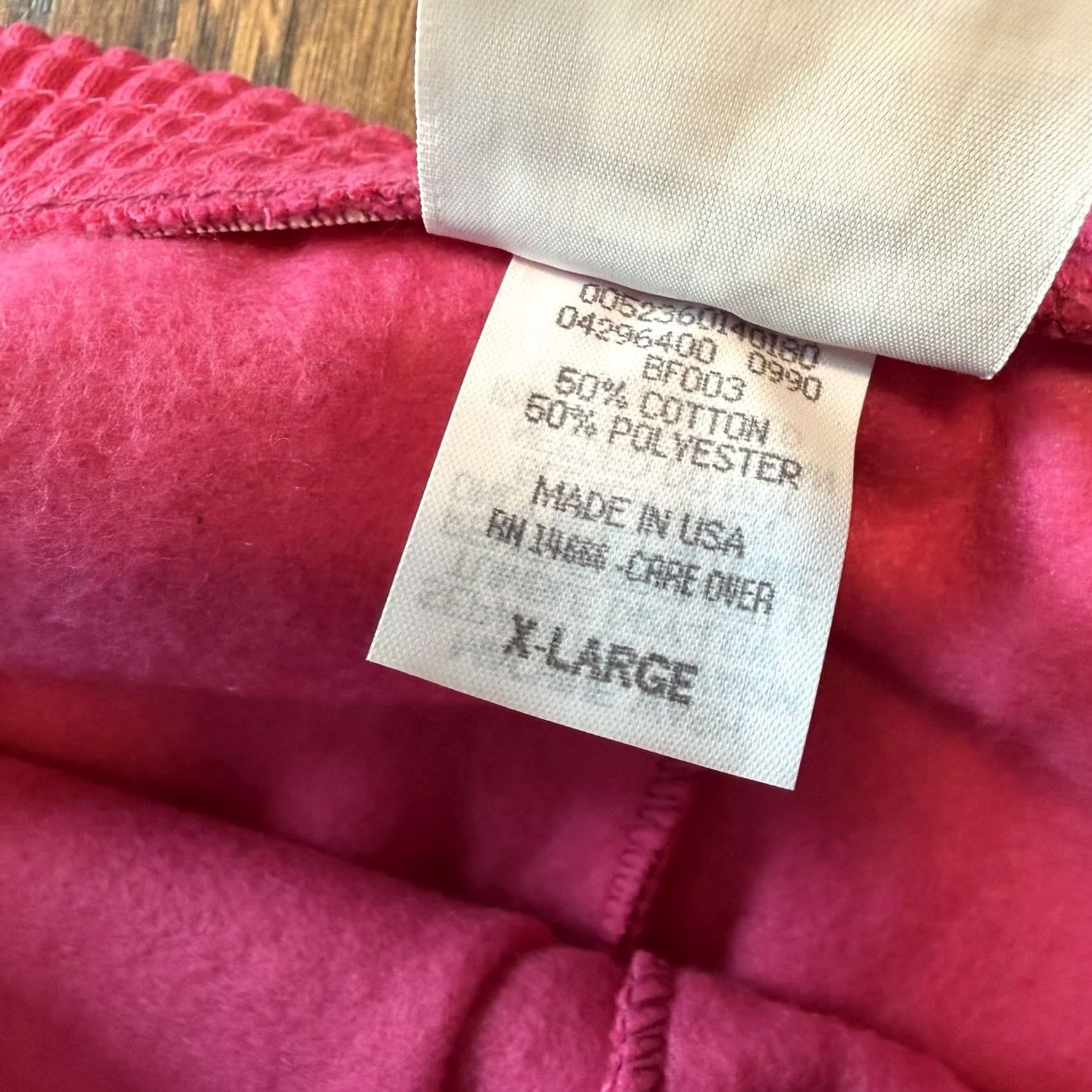 Lee VINTAGE Lee Pink 90s Sweatshirt Sweatpants Set Crew Neck Pullover XL Sweatpants Large Womens Mens Lee Midweight USA 90s TIGHT Size L / US 10 / IT 46 - 4 Thumbnail