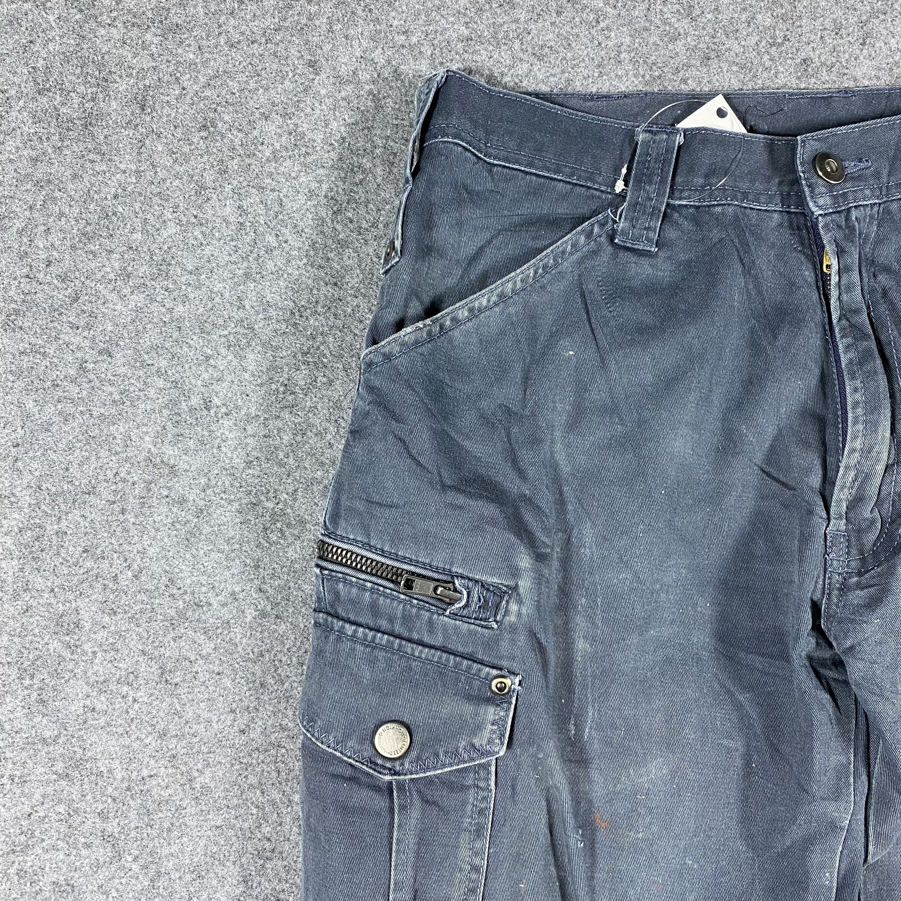 Japanese Brand Japanese Brand Faded Multipocket Tactical Cargo Pants Size US 28 / EU 44 - 2 Thumbnail