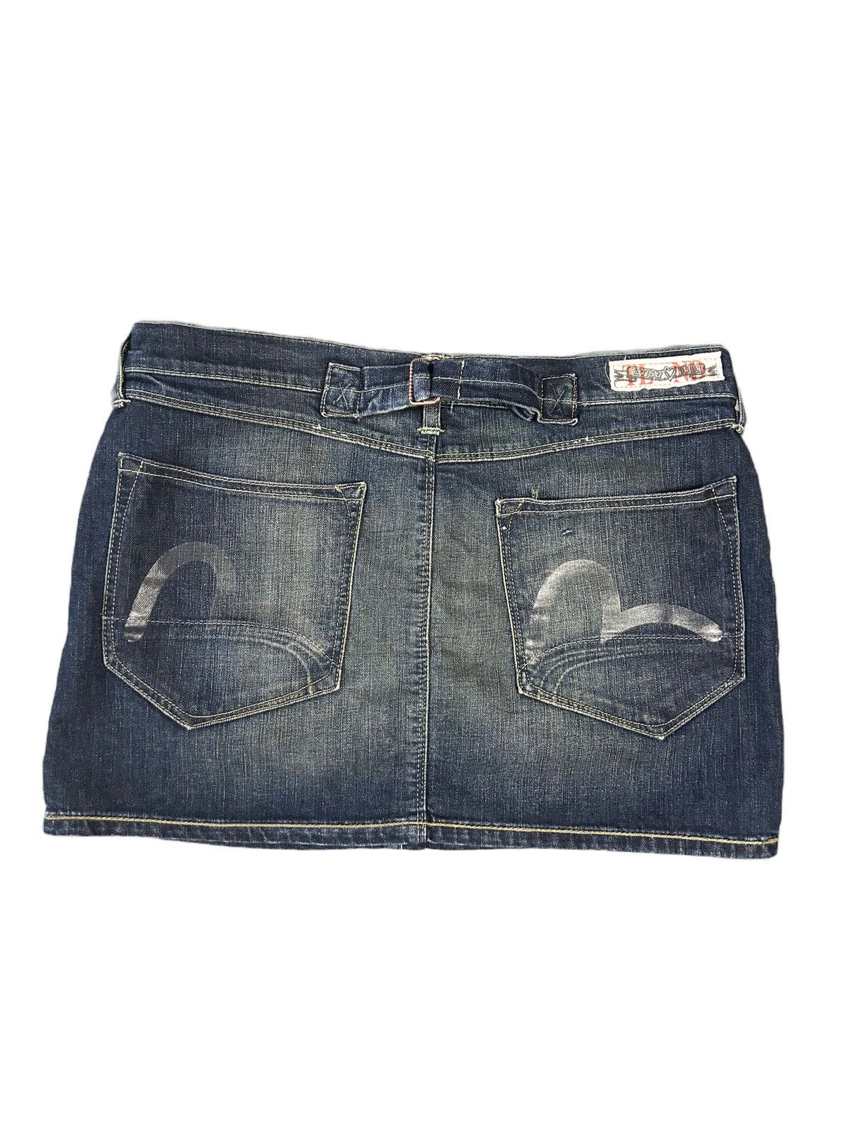 Evisu × Japanese Brand × Puma Evisu x Puma vintage navy skirt black seagulls Y2K Size 32" / US 10 / IT 46 - 1 Thumbnail