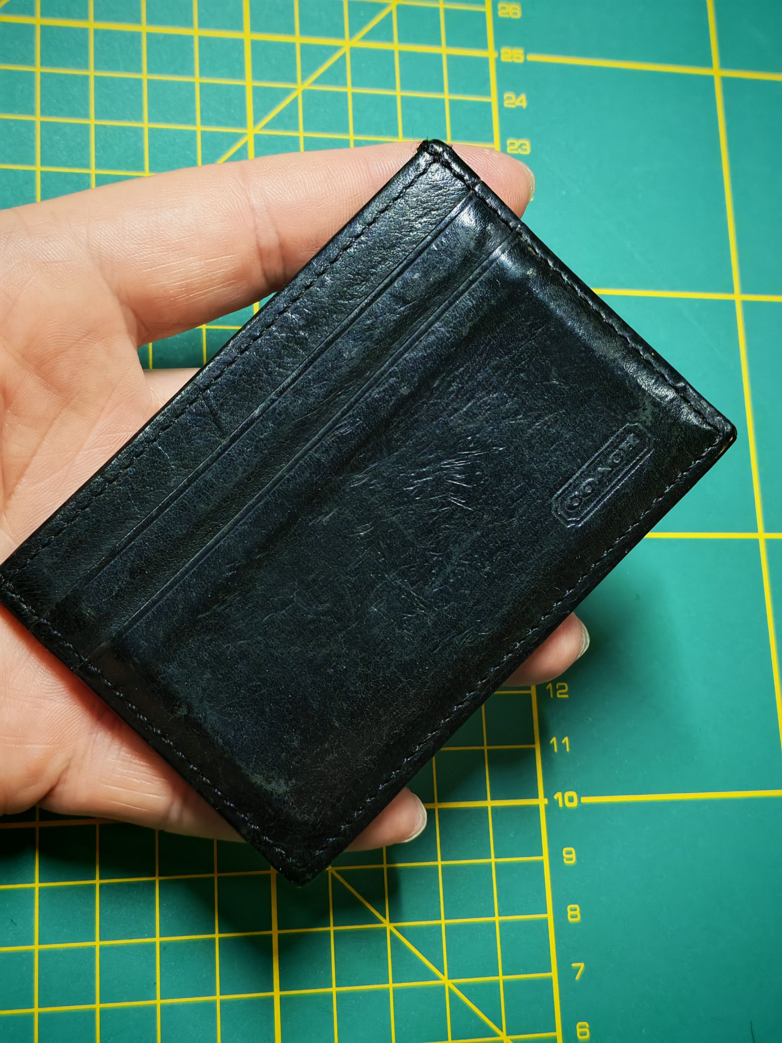 Coach Coach Black Card Holder Leather Size ONE SIZE - 2 Thumbnail