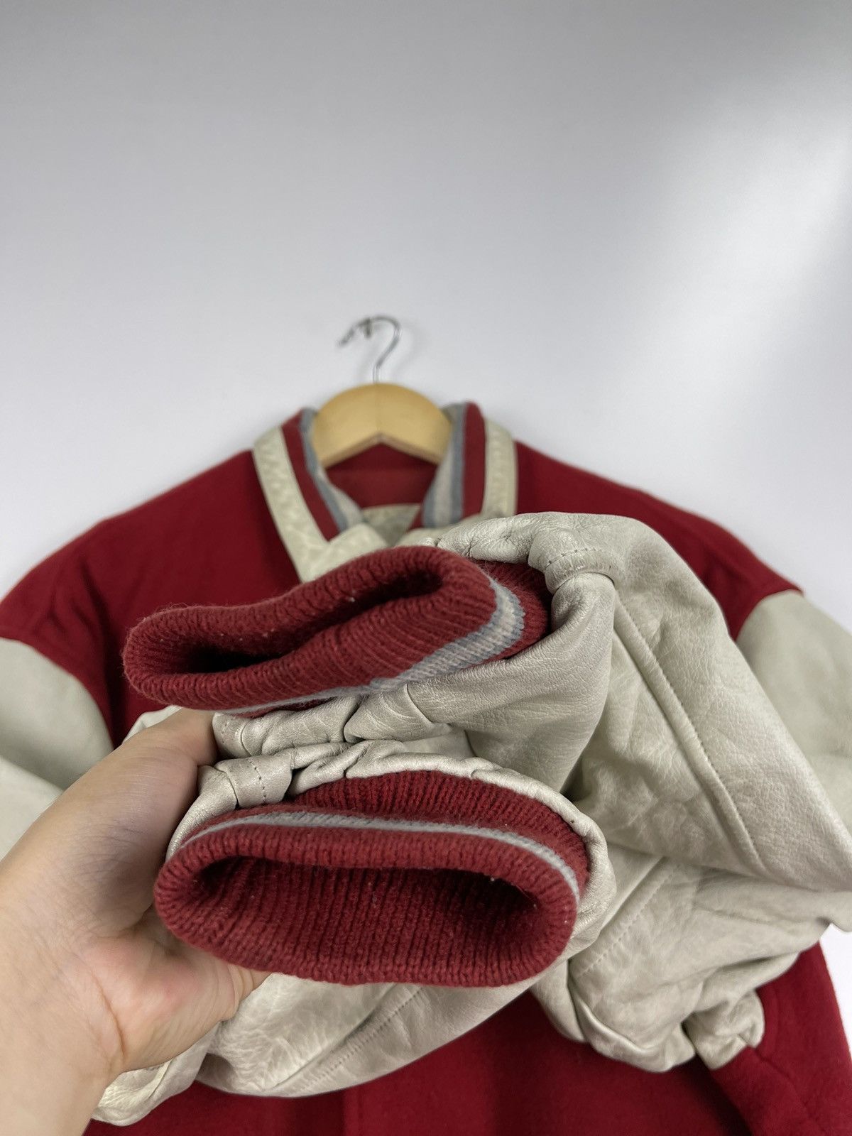 Vintage Vintage Mayson Grey Varsity Jacket Size US L / EU 52-54 / 3 - 11 Thumbnail