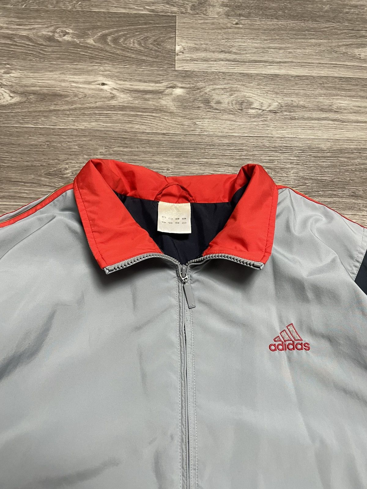 Adidas Vintage Adidas 3 Stripes Track Jacket 00s Size US XL / EU 56 / 4 - 11 Thumbnail