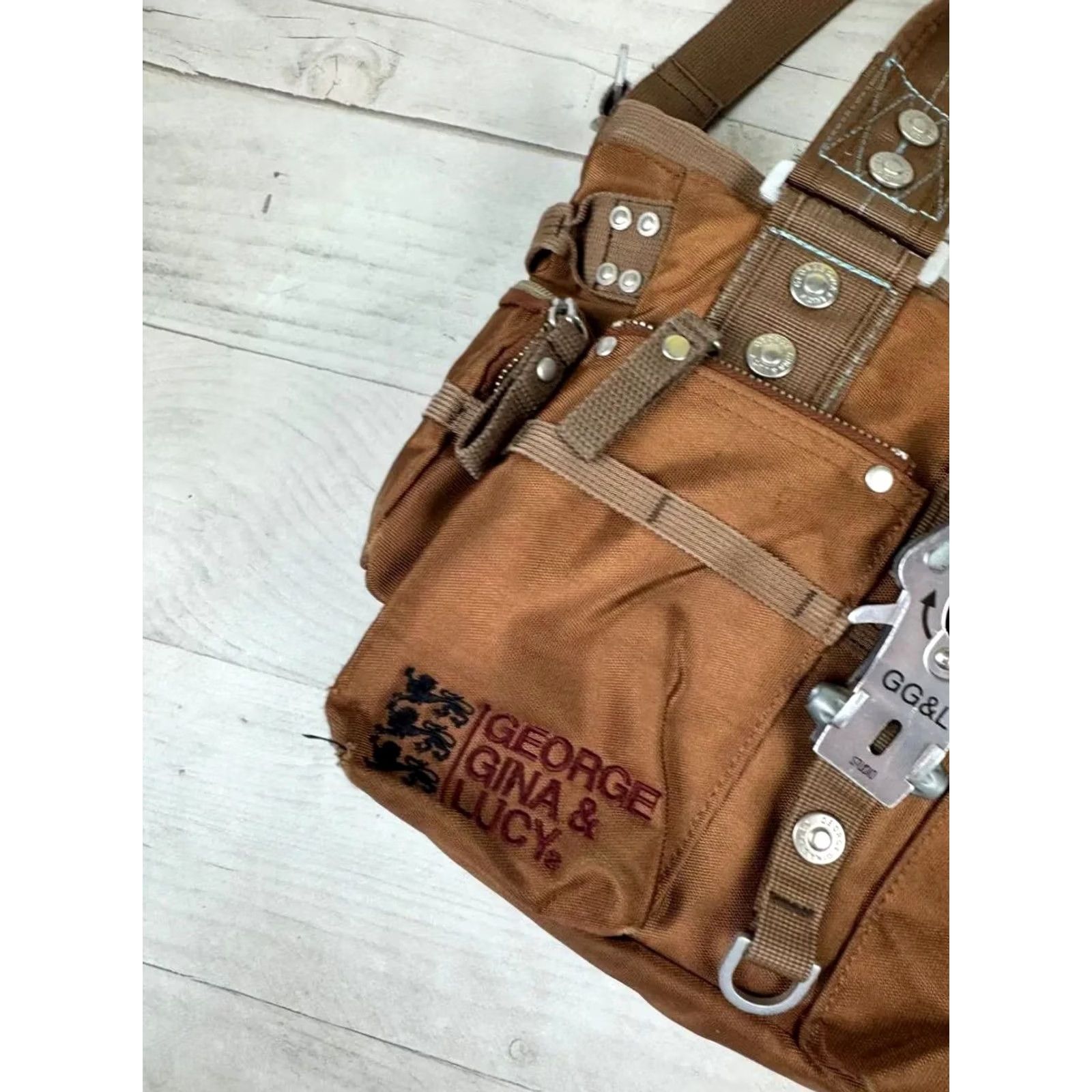 George Gina & Lucy VINTAGE George Gina & Lucy Shoulder Bag GGL 6IX Brown Size ONE SIZE - 5 Thumbnail