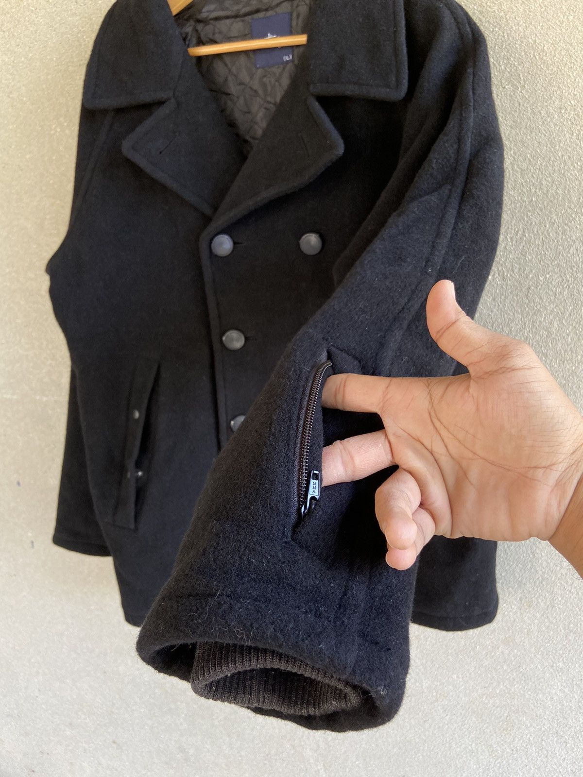 Stussy Vintage Stussy wool pea coat jacket size L Size US L / EU 52-54 / 3 - 5 Thumbnail