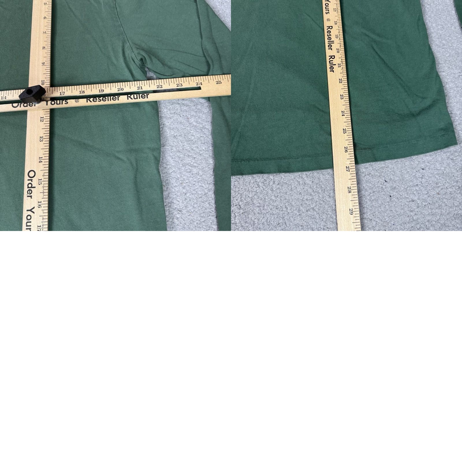 Polo Ralph Lauren Polo Ralph Lauren Shirt Mens Large Green Long Sleeve Pony Logo Distressed White Size US L / EU 52-54 / 3 - 9 Thumbnail