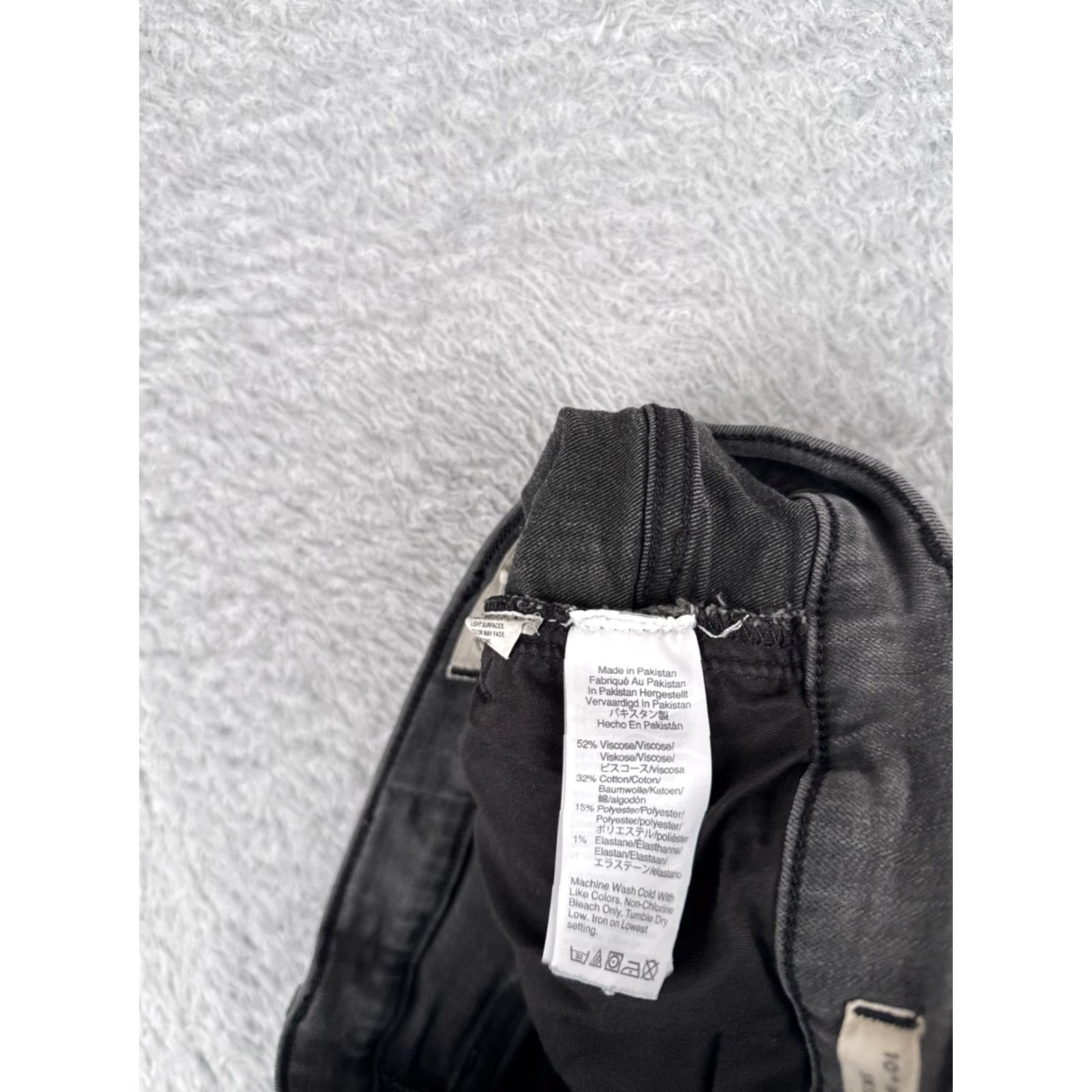 Madewell Madewell Jeans Women Black 26x27 10" High Rise Skinny Denim Cotton Blend 26 27 Size 26" / US 2 / IT 38 - 7 Thumbnail