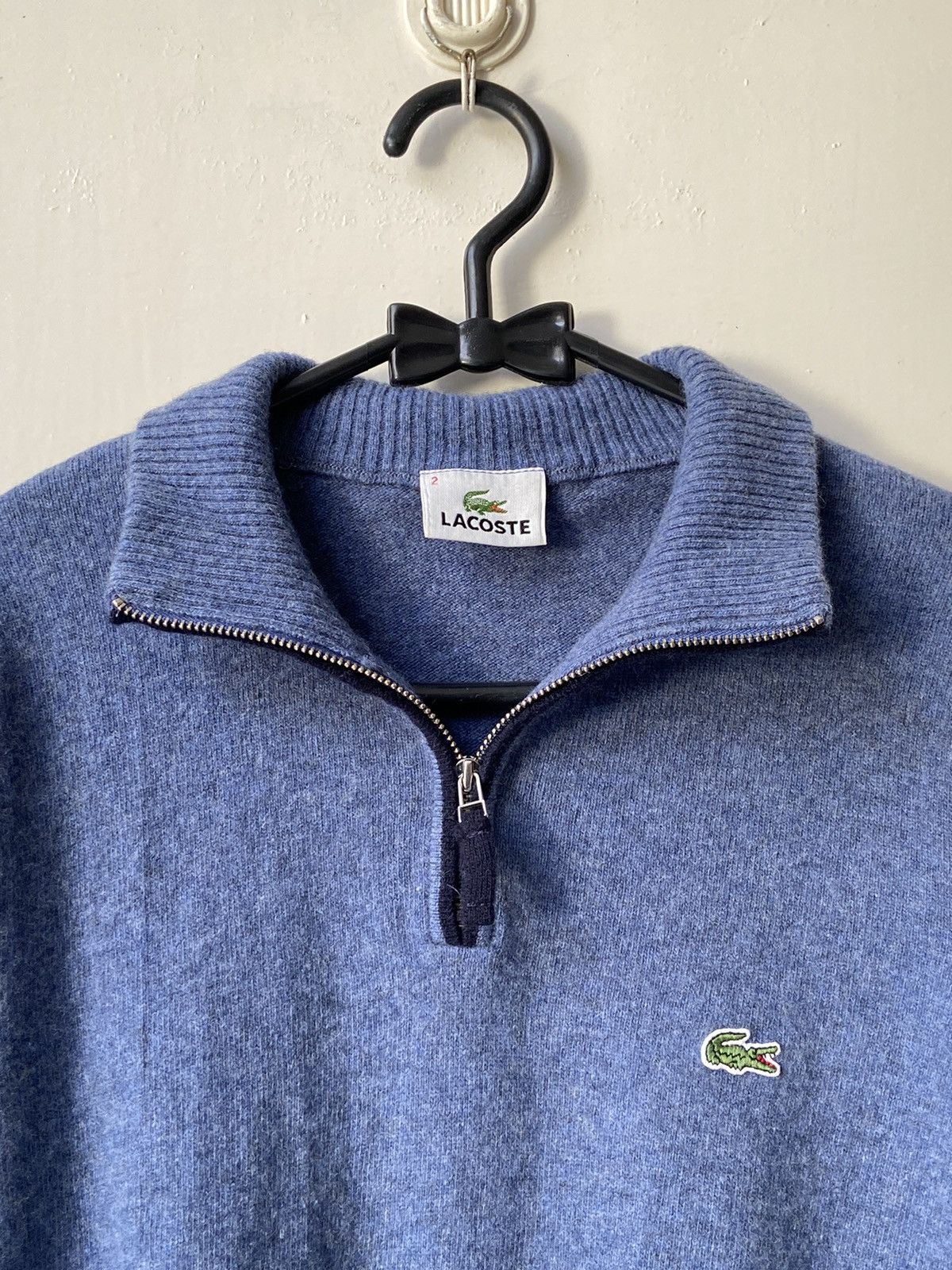 Lacoste LACOSTE Blue Knit Sweaters Size US XS / EU 42 / 0 - 4 Thumbnail