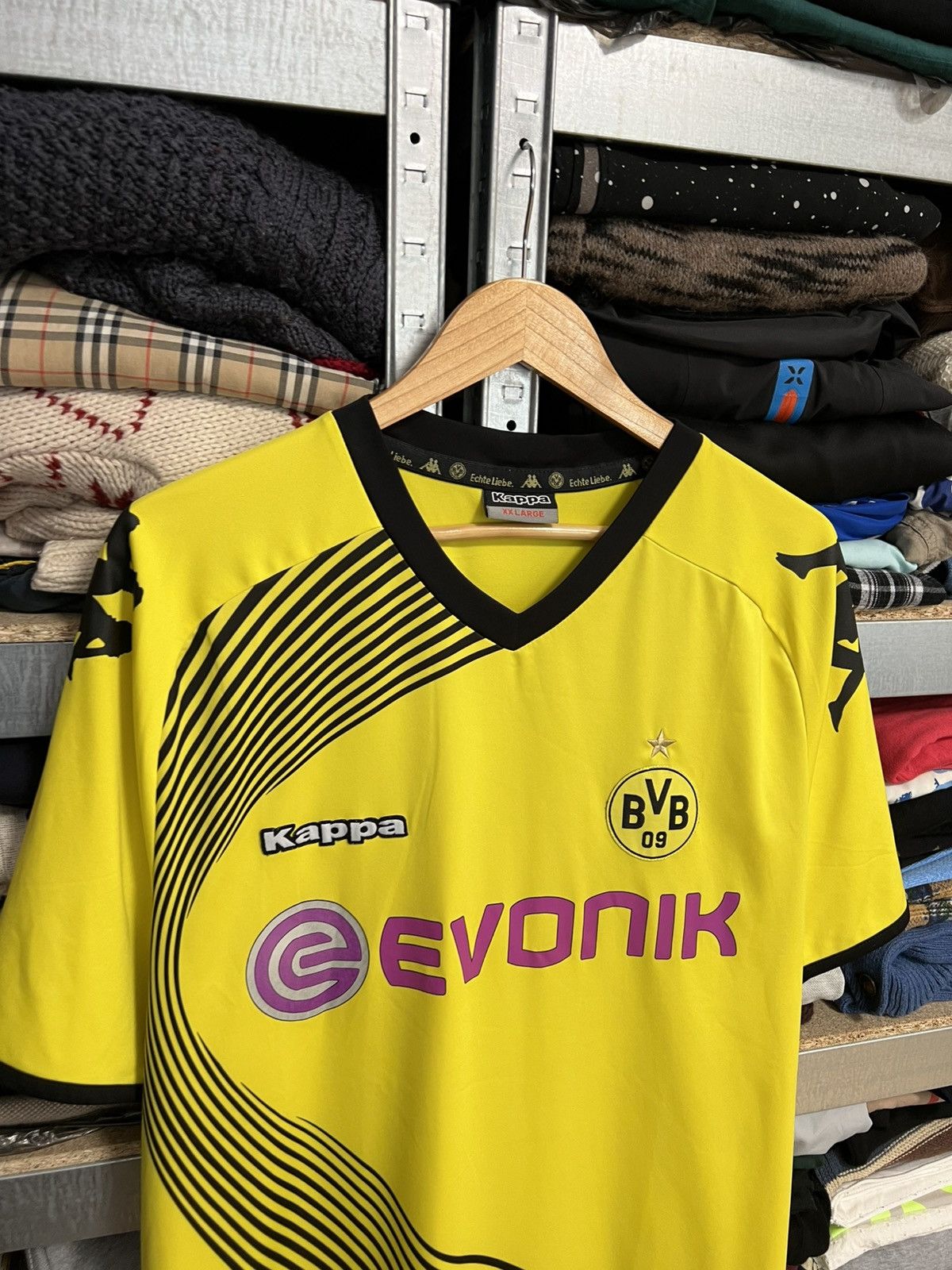 Kappa × Vintage Borussia Dortmund 2011 Football Shirt Soccer Jersey Kappa Size US XXL / EU 58 / 5 - 2 Thumbnail