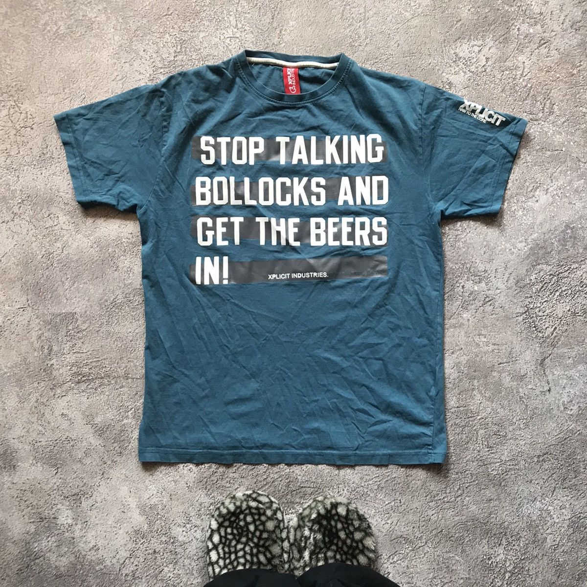 VINTAGE ADULT STOP TALKING BOLLOCKS AND GET THE BEERS IN Y2K