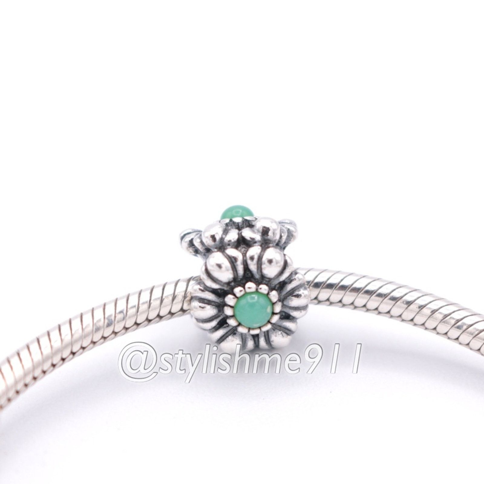 pandora Authentic PANDORA December Birthday Blooms Charm - 790580TQ Size ONE SIZE - 4 Thumbnail