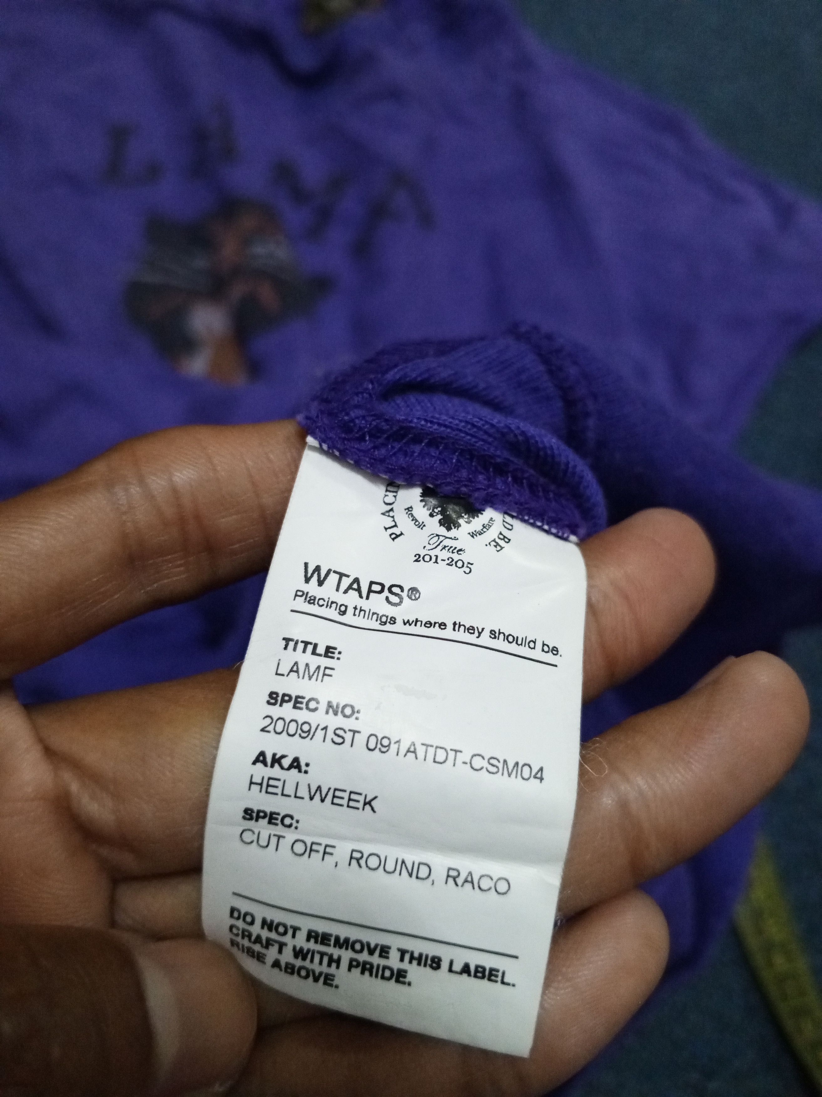 Wtaps Rare wtaps lamf Damon tiger short sleeve Size US L / EU 52-54 / 3 - 17 Thumbnail