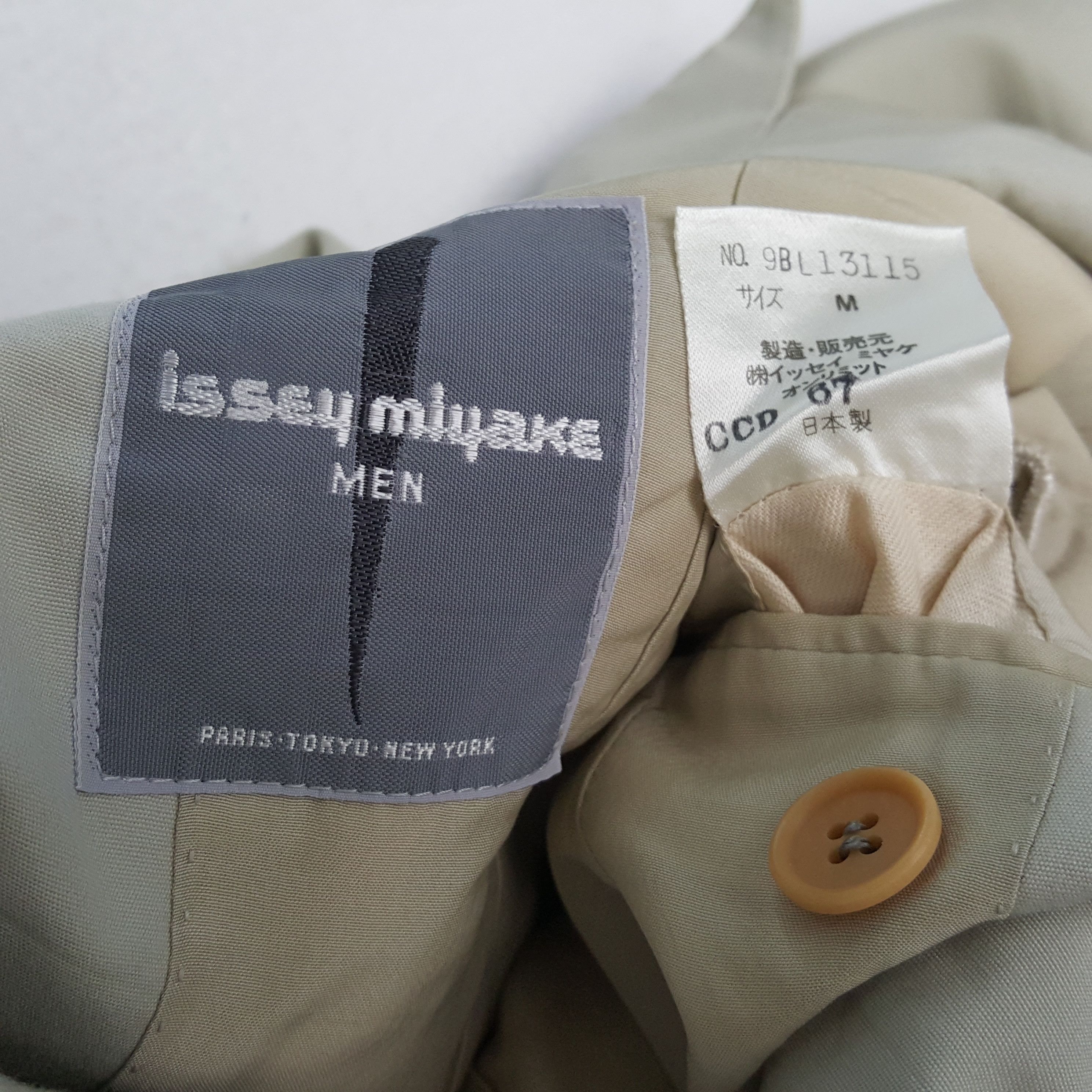 Issey Miyake × Japanese Brand × Vintage ISSEY MIYAKE MEN Blazer Japanese Designer Fashion Size 38S - 7 Thumbnail