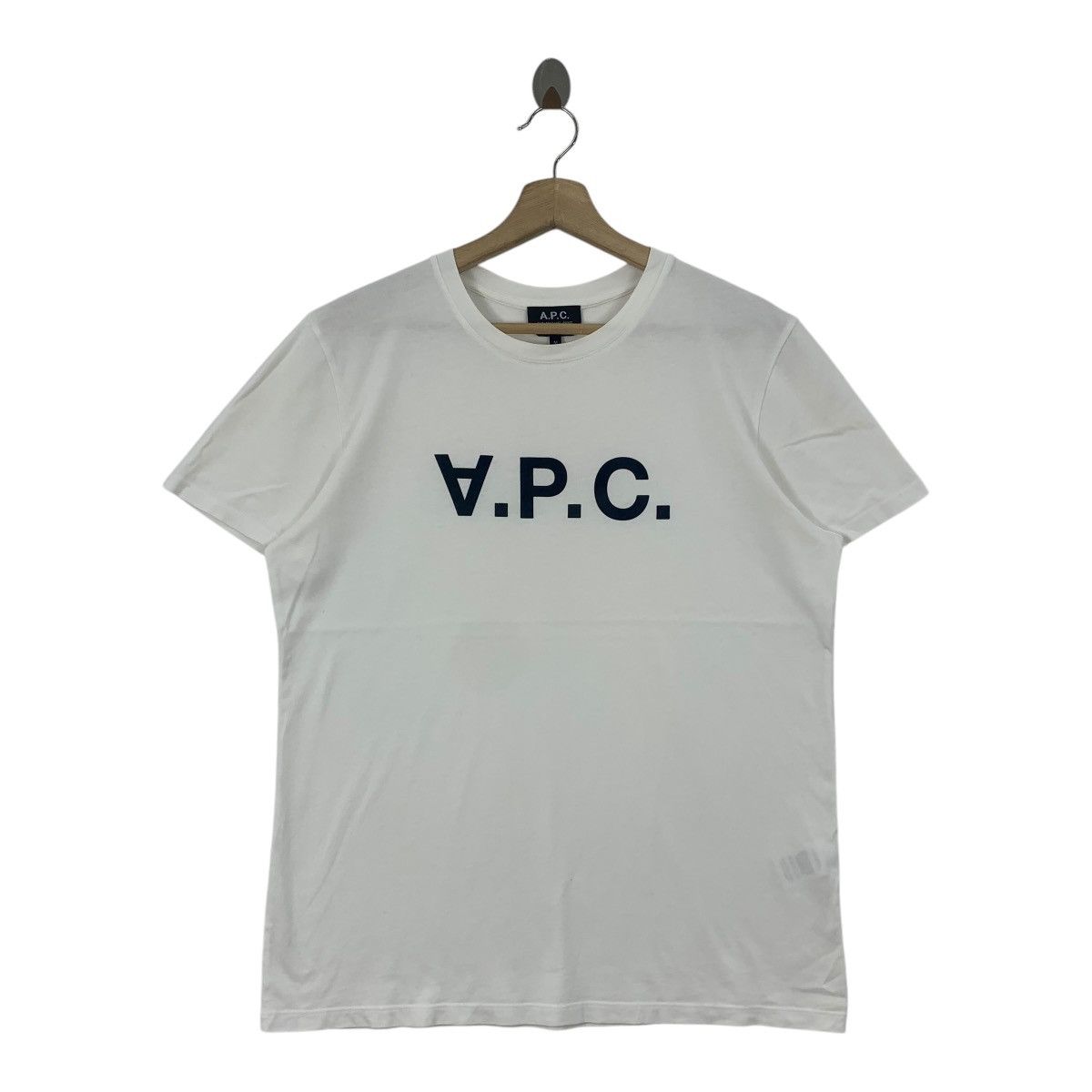 A.P.C. × Japanese Brand APC Rue madame paris small spellout embroidery pocket tee Size US M / EU 48-50 / 2 - 1 Thumbnail