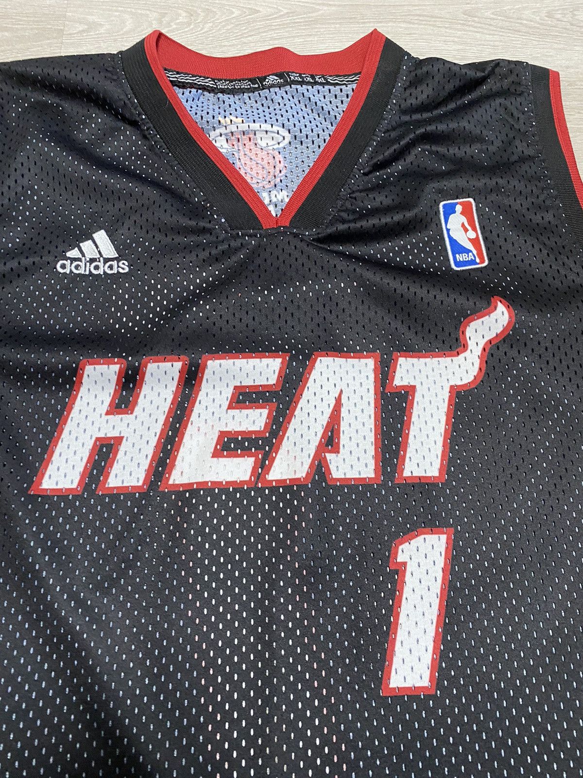 Adidas Adidas Miami Hits jersey 1# BOSH sz XXL Size US XXL / EU 58 / 5 - 4 Thumbnail