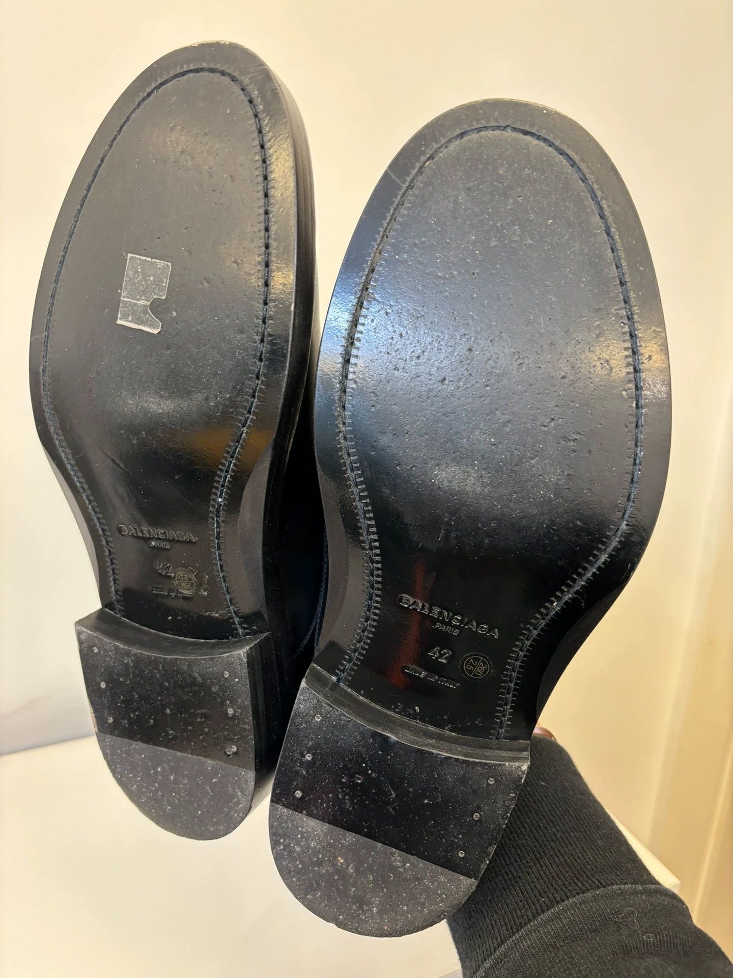 Balenciaga Balenciaga 17FW 1st Runway Leather Shoes 42 (Fits 43) 99% New Size US 9 / EU 42 - 7 Thumbnail