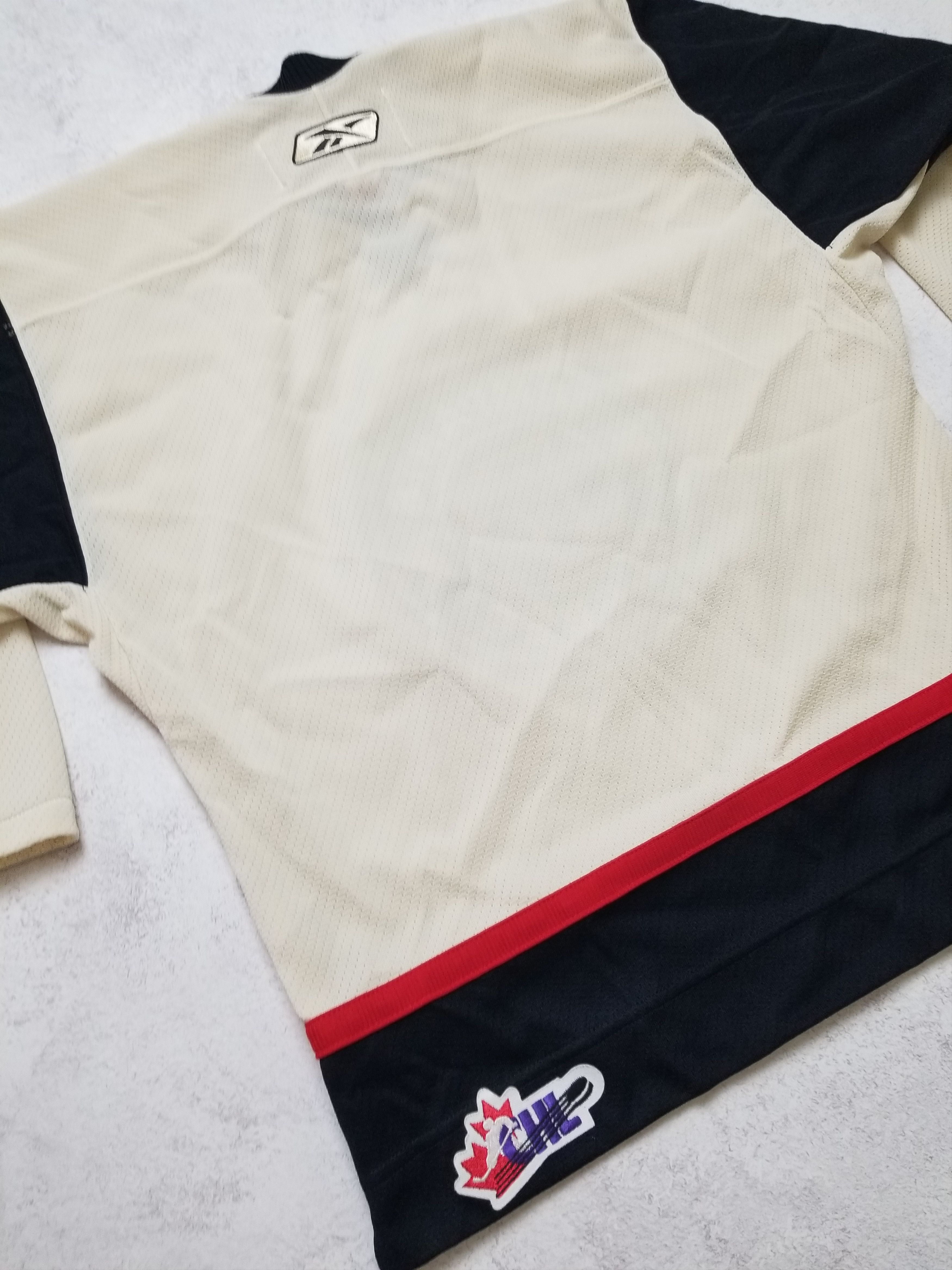 Reebok Quebec Remparts Air-Knit CHL Jersey Creamy White Size XS Size US XS / EU 42 / 0 - 11 Thumbnail