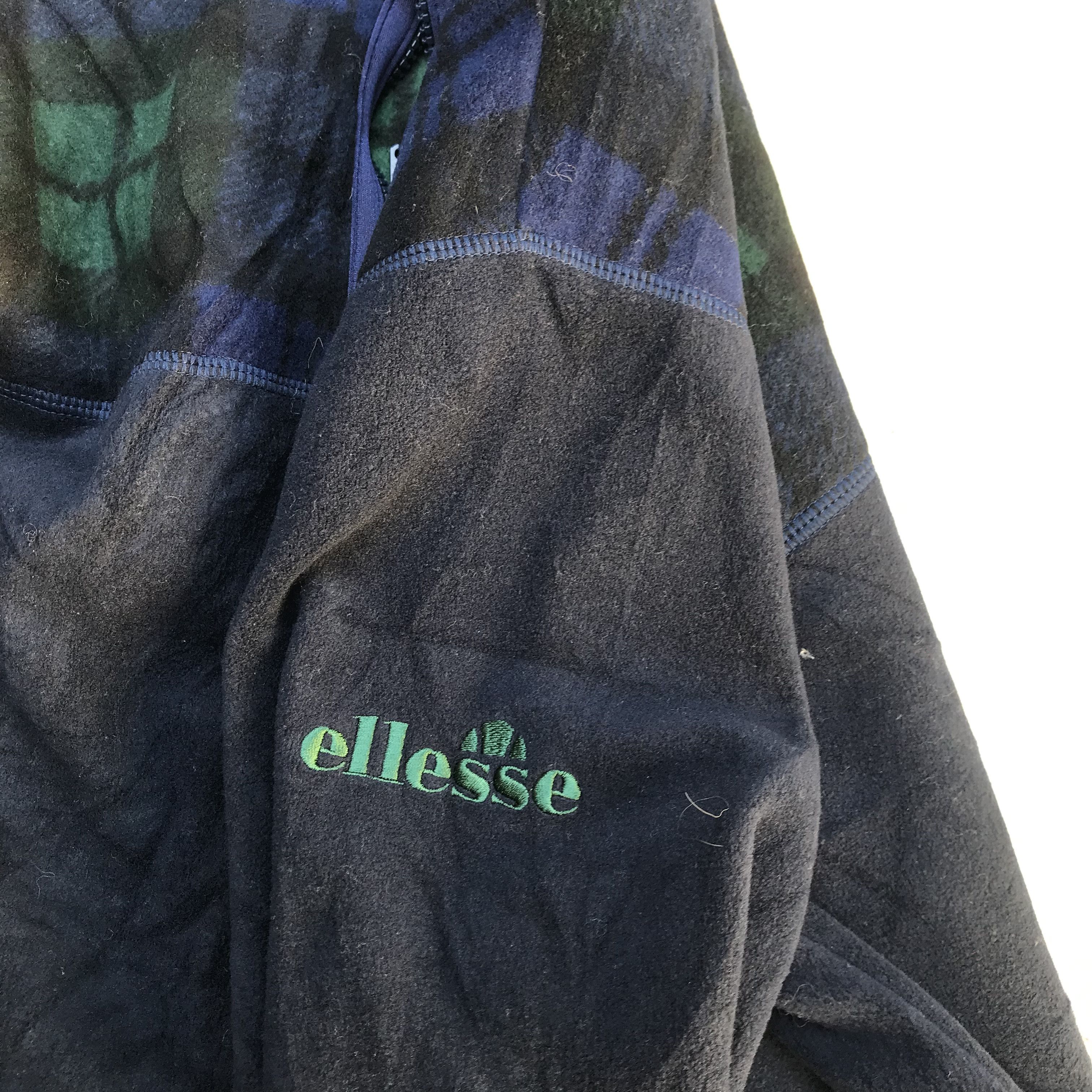 Ellesse Vintage ELLESSE Fleece classic from 1990s Zipper Sweater Size US L / EU 52-54 / 3 - 7 Thumbnail
