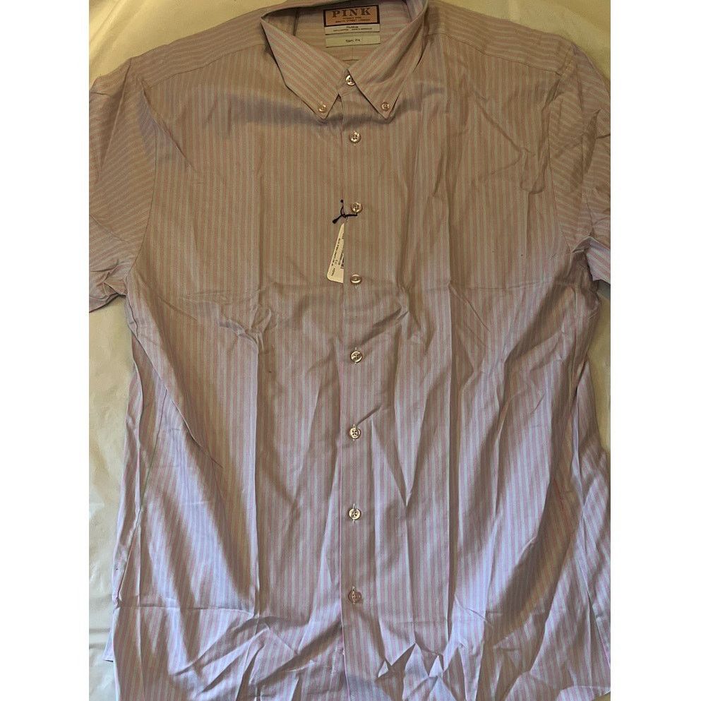 Thomas Pink Thomas Pink Slim Fit 17.5 / 44 cm Button Down Dress Shirt Size US S / EU 44-46 / 1 - 11 Thumbnail