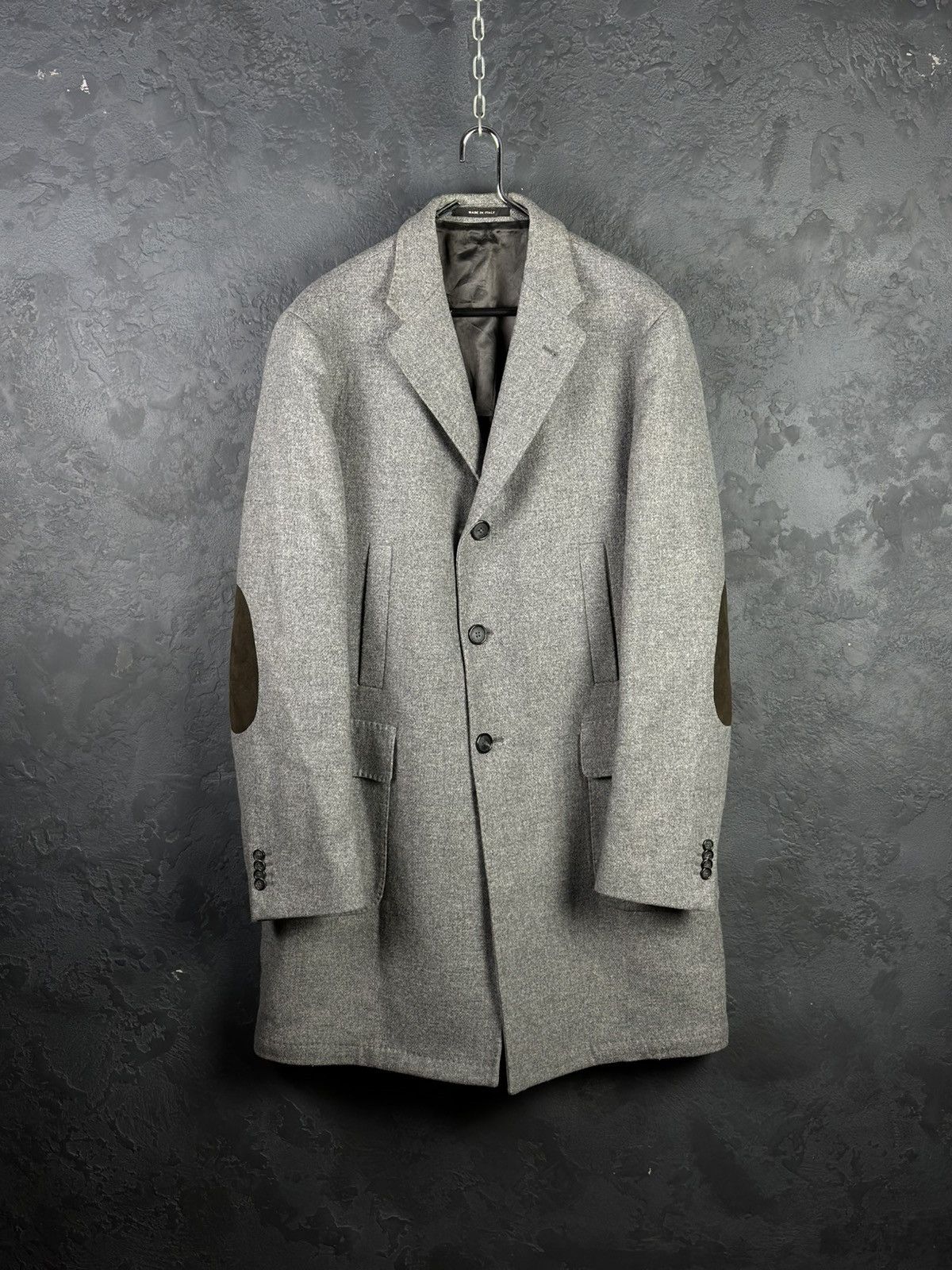 Hackett Men’s Hackett London Gray Wool Coat Size 54 Size US L / EU 52-54 / 3 - 1 Thumbnail