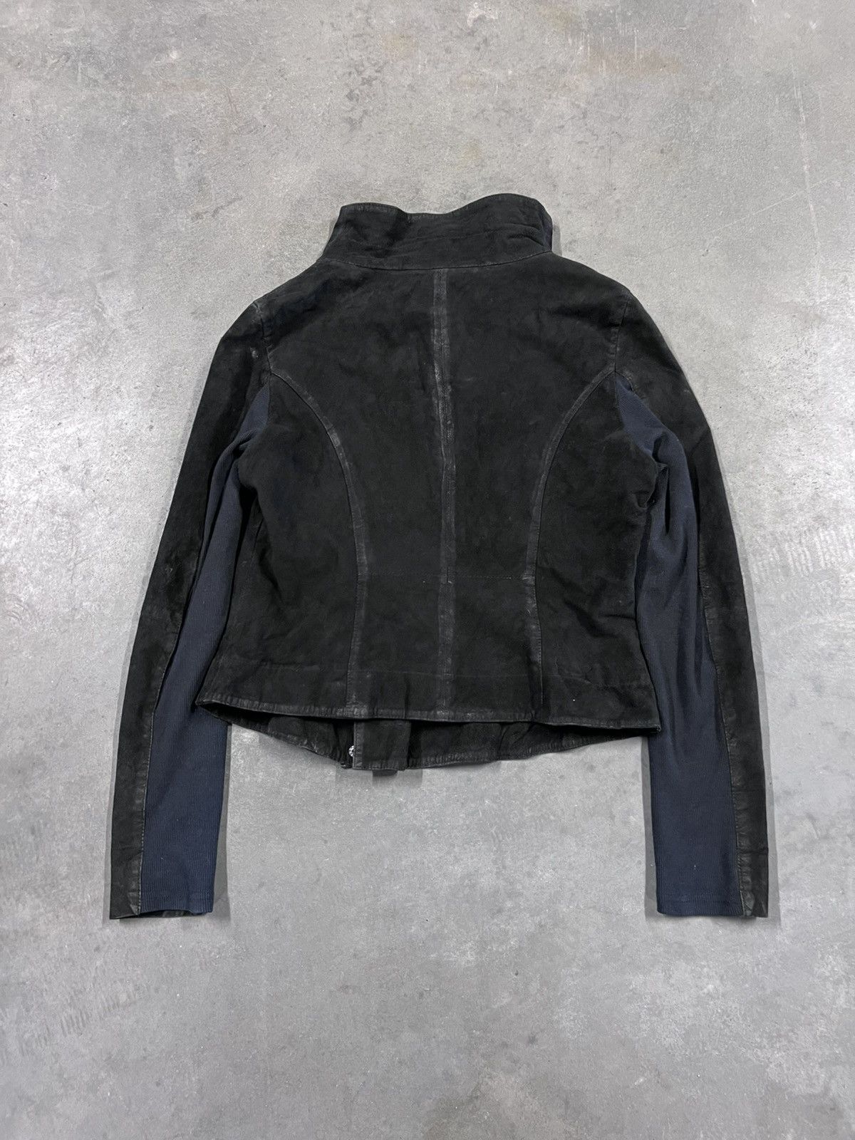 Muubaa Avant Garde Asymmetrical Real Leather Rick Style Jacket Size L / US 10 / IT 46 - 7 Thumbnail