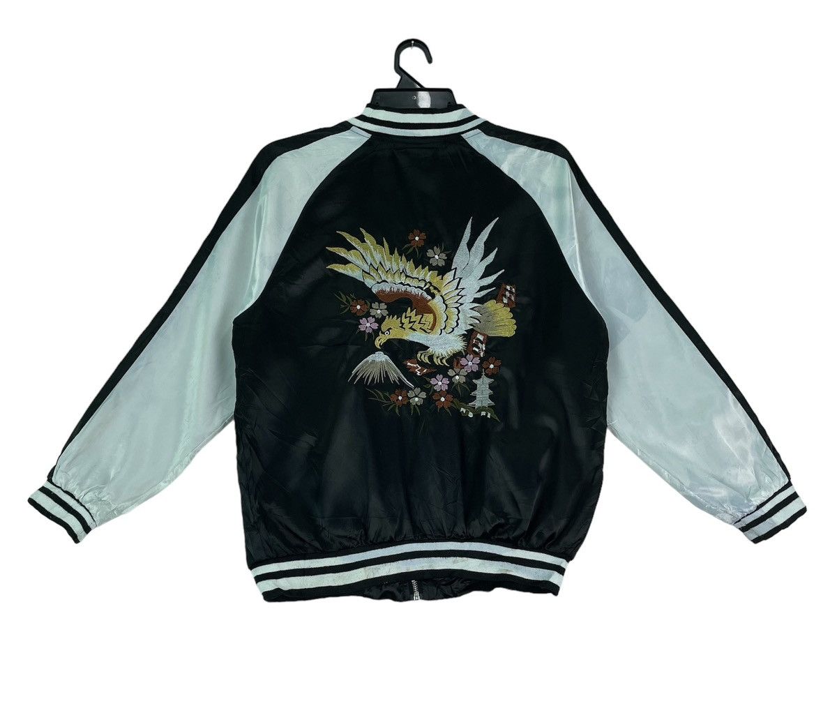 Sukajan Japan mountain eagles embroidered bomber jacket