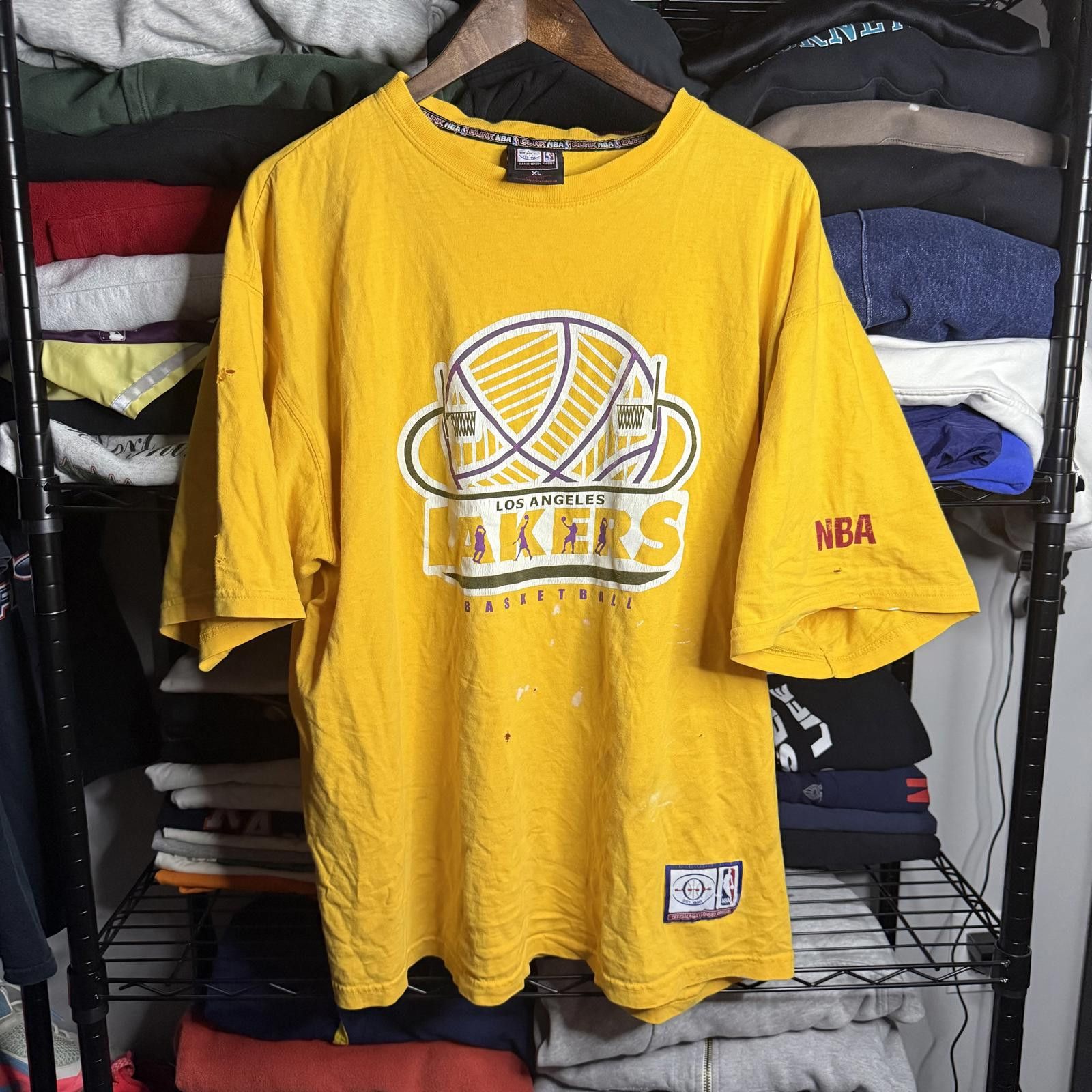 NBA Vintage Los Angeles Lakers NBA T-Shirt Size US XL / EU 56 / 4 - 1 Thumbnail