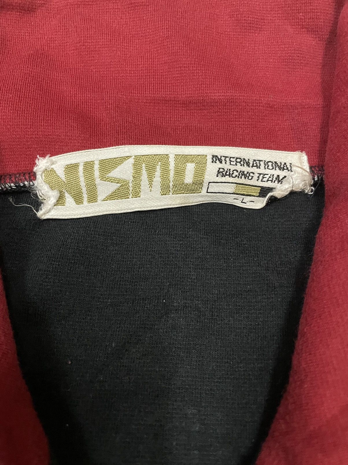 Japanese Brand Vintage Nismo Nissan Racing Team Half Zipper Sweatshirt Size US L / EU 52-54 / 3 - 3 Thumbnail
