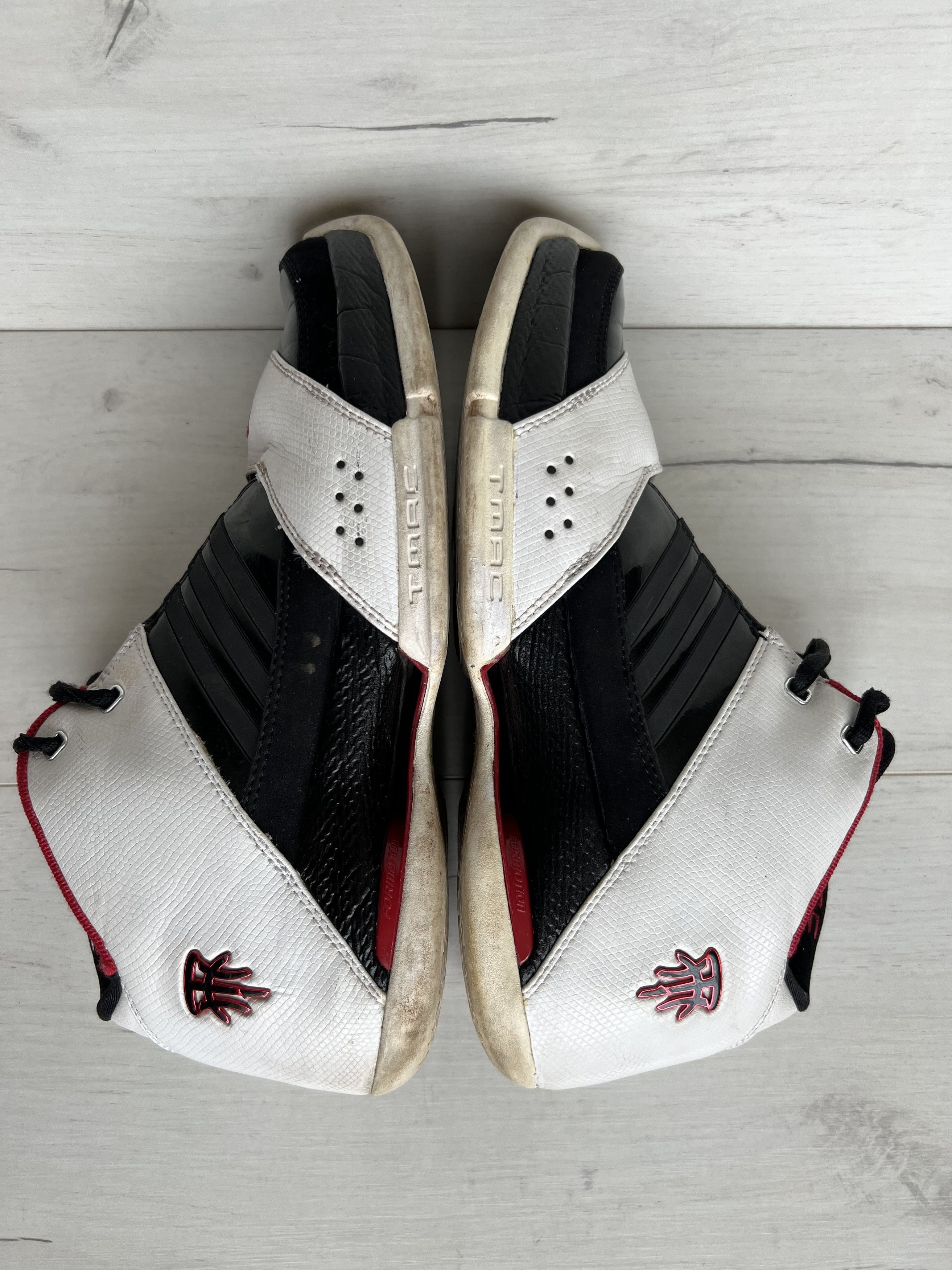 Adidas ADIDAS 2007 TMAC 6 Tracy McGrady 466152 BLACK WHITE RED Size US 9.5 / EU 42-43 - 5 Thumbnail