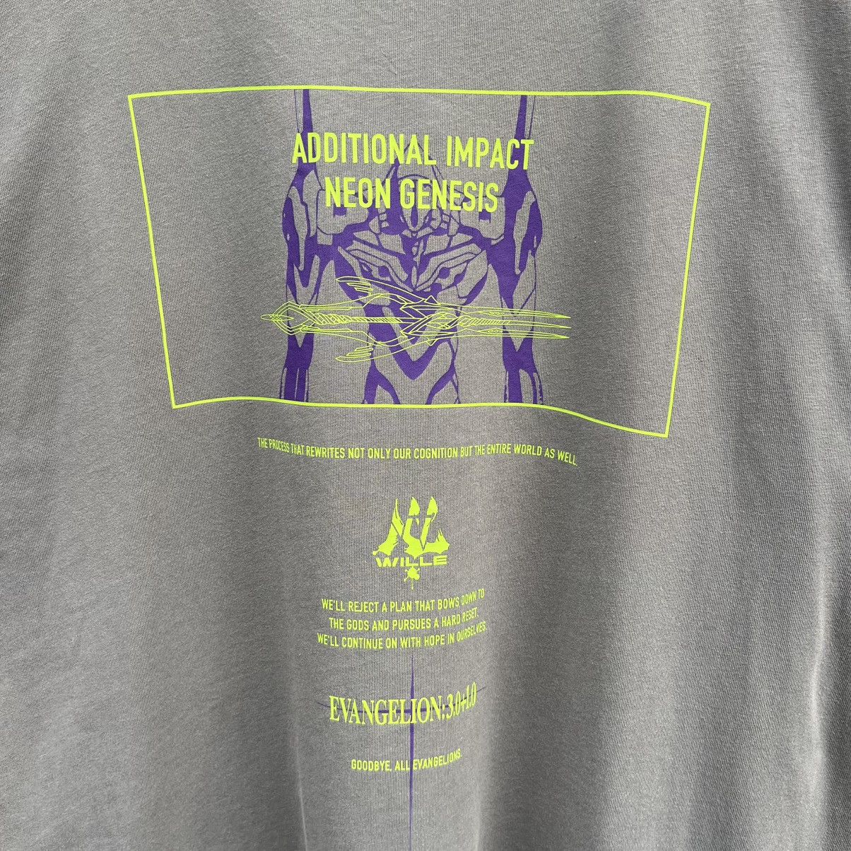 Uniqlo Thrashed Faded Evangelion X Uniqlo Anime Tee Size US XL / EU 56 / 4 - 2 Thumbnail