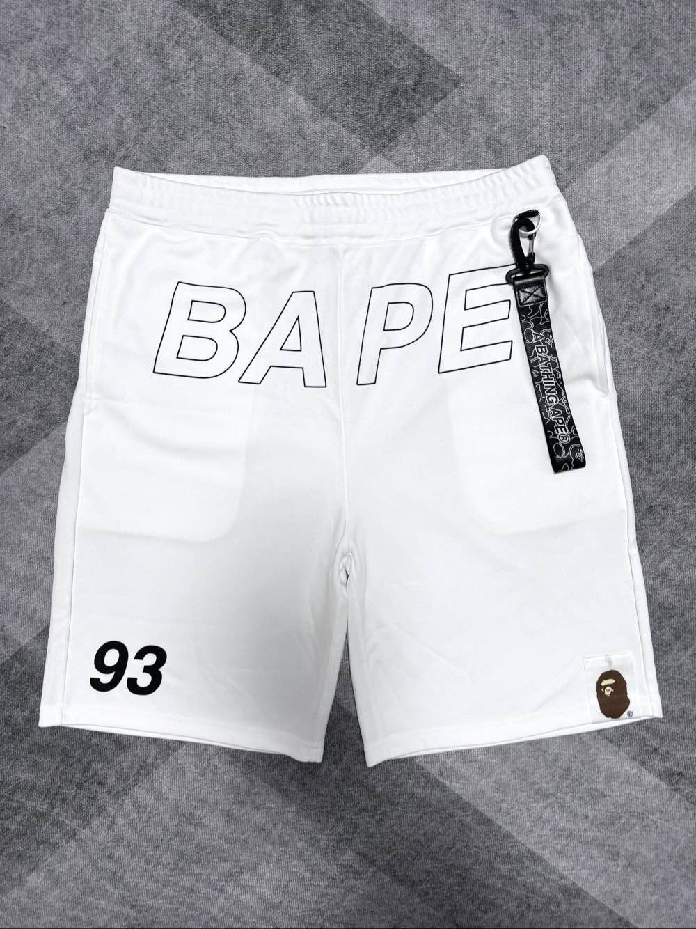 Bape A BATHING APE Logo Strap Shorts Size XXL Size US 38 / EU 54 - 1 Thumbnail