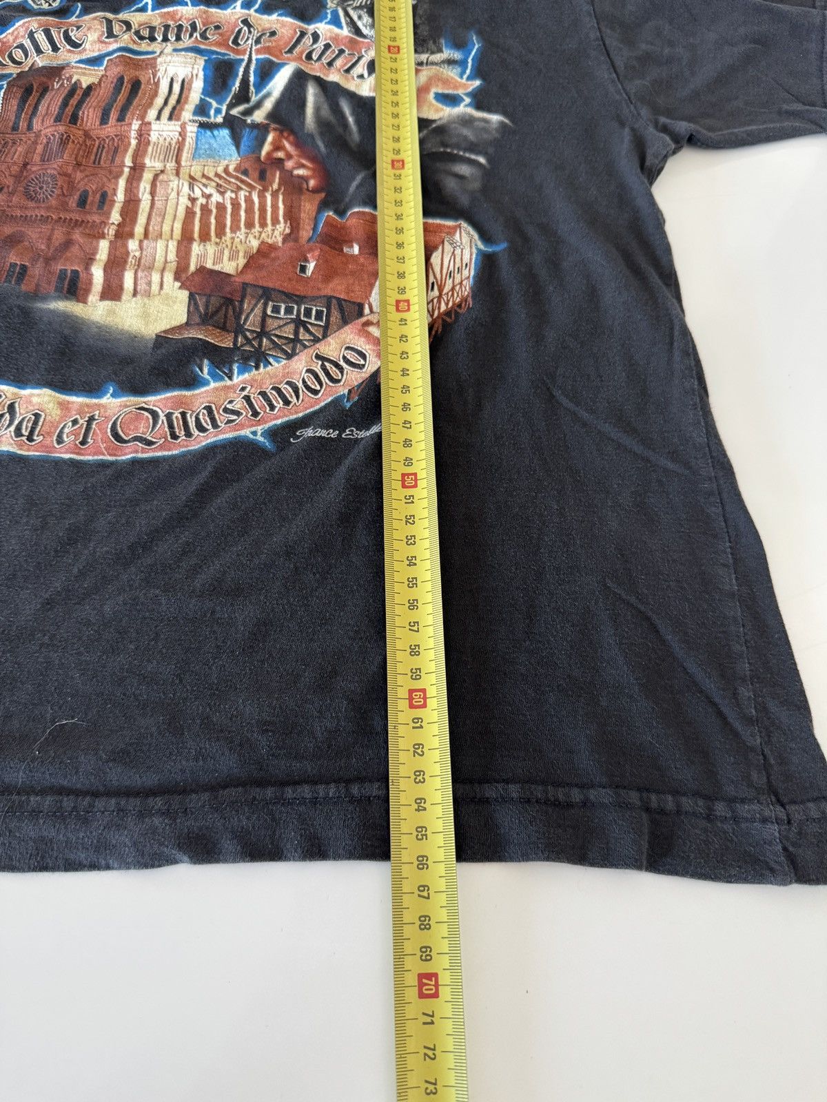 Vintage *RARE* VINTAGE PARIS NOTRE DAME CHURCH GOD QUASIMODO TV SHOW Size US XL / EU 56 / 4 - 8 Thumbnail