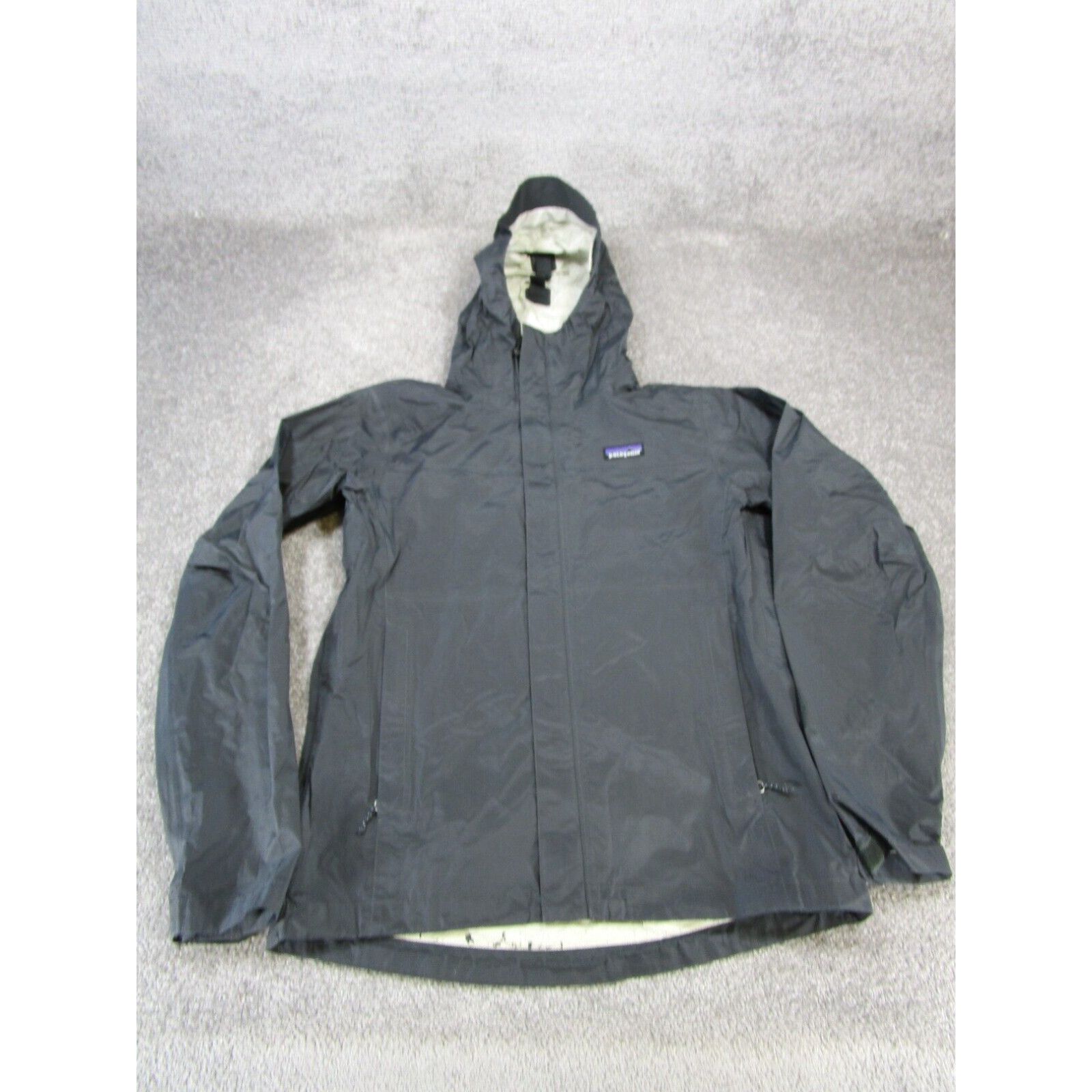 image of Patagonia Jacket Mens Small Torrentshell Rain Coat Black in White