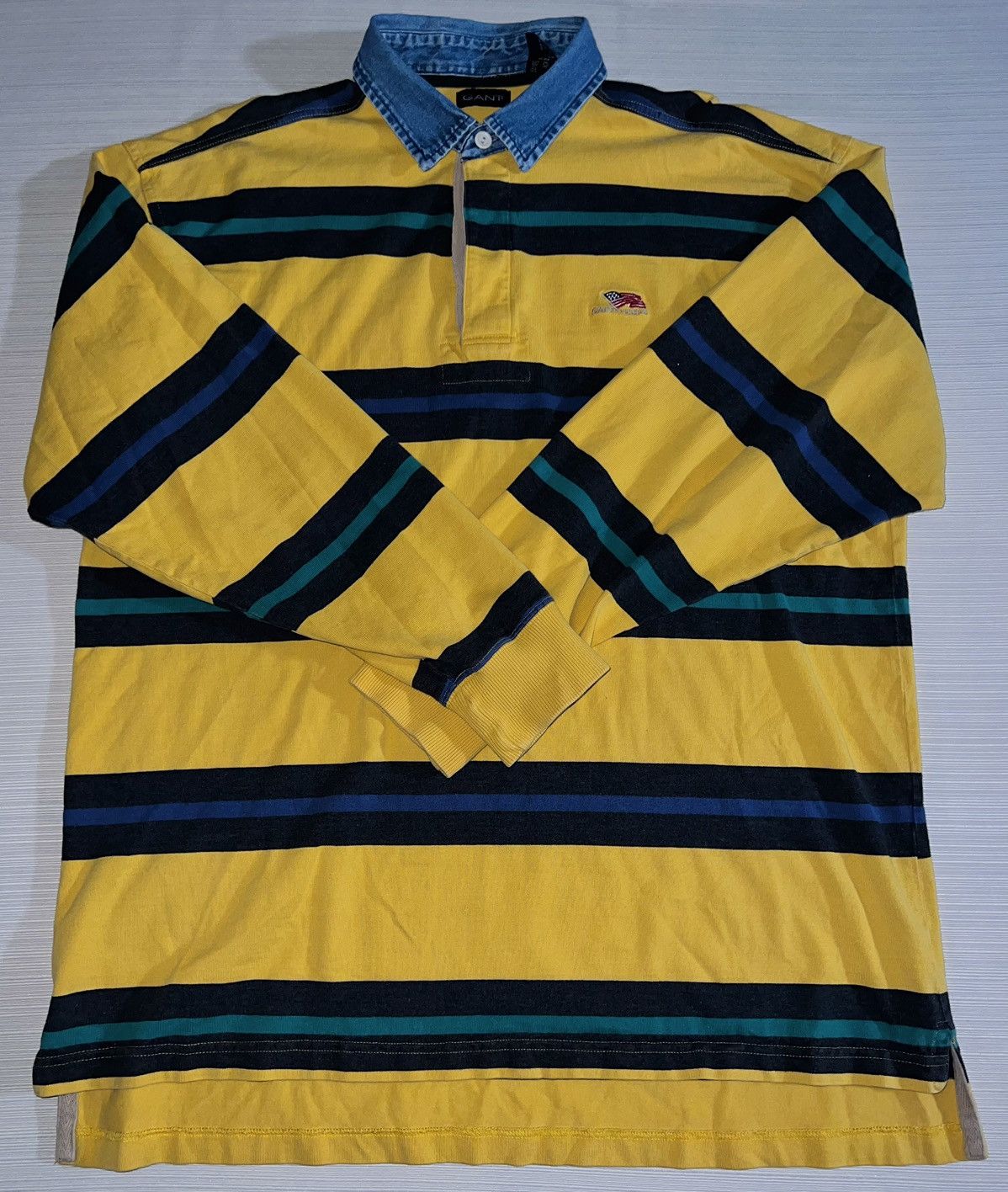 Gant × Vintage VINTAGE GANT USA RUGBY LS Size US XL / EU 56 / 4 - 5 Thumbnail
