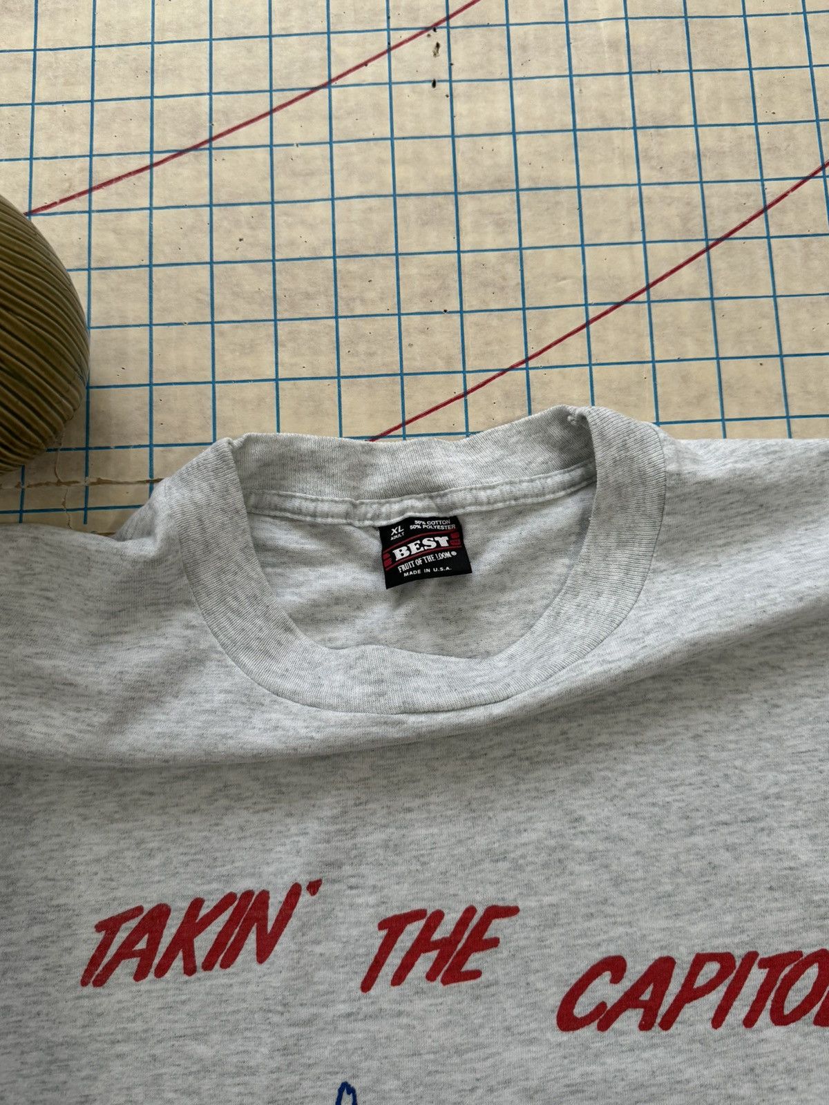 Other × Vintage Vintage Takin’ The Capitol Democratic Camp 93’ Size XL Gray Size US XL / EU 56 / 4 - 7 Thumbnail