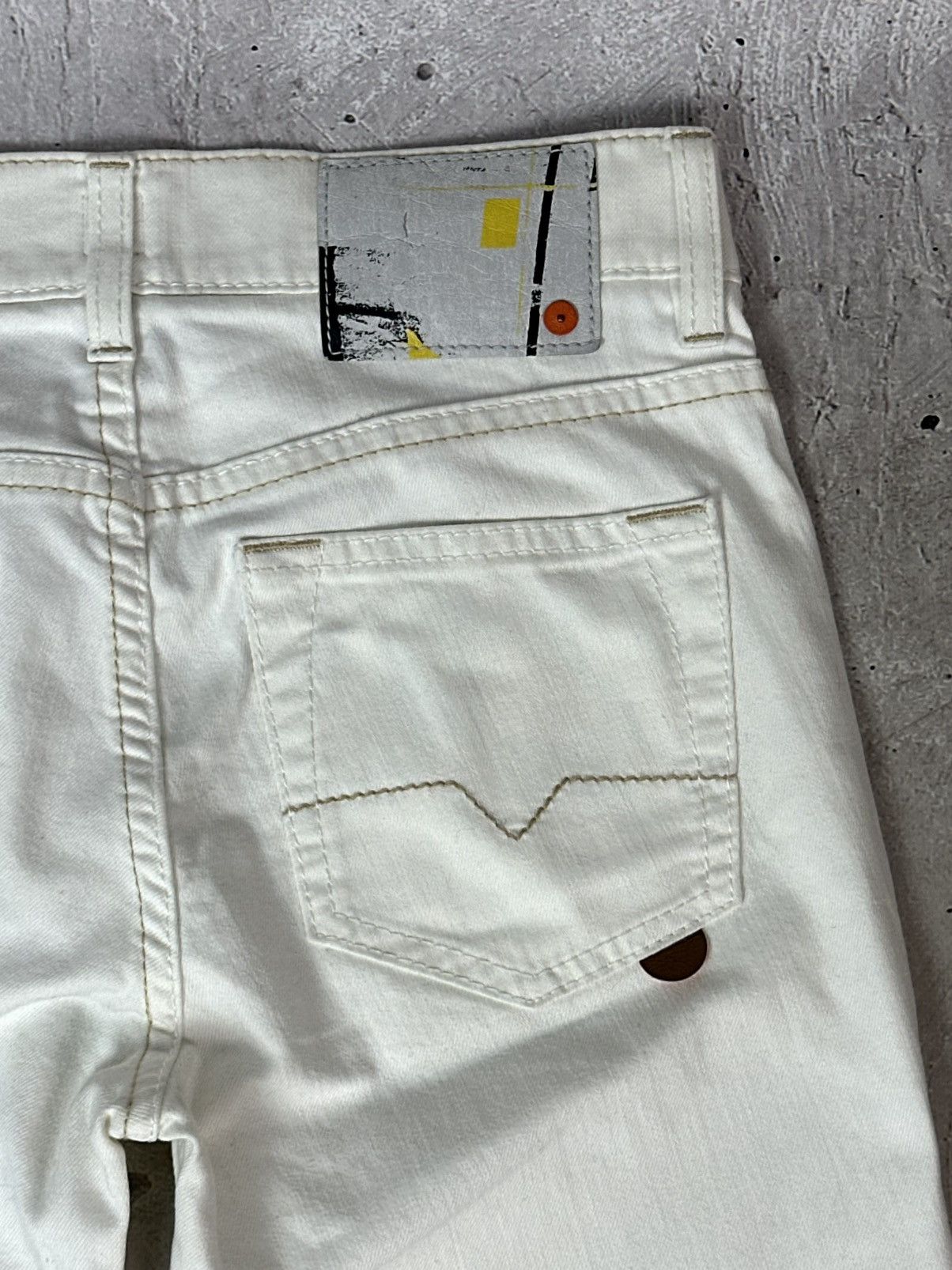 Hugo Boss Vintage Hugo Boss White Cotton Straight Women’s Jeans Size 25" / US 0 / IT 36 - 12 Thumbnail