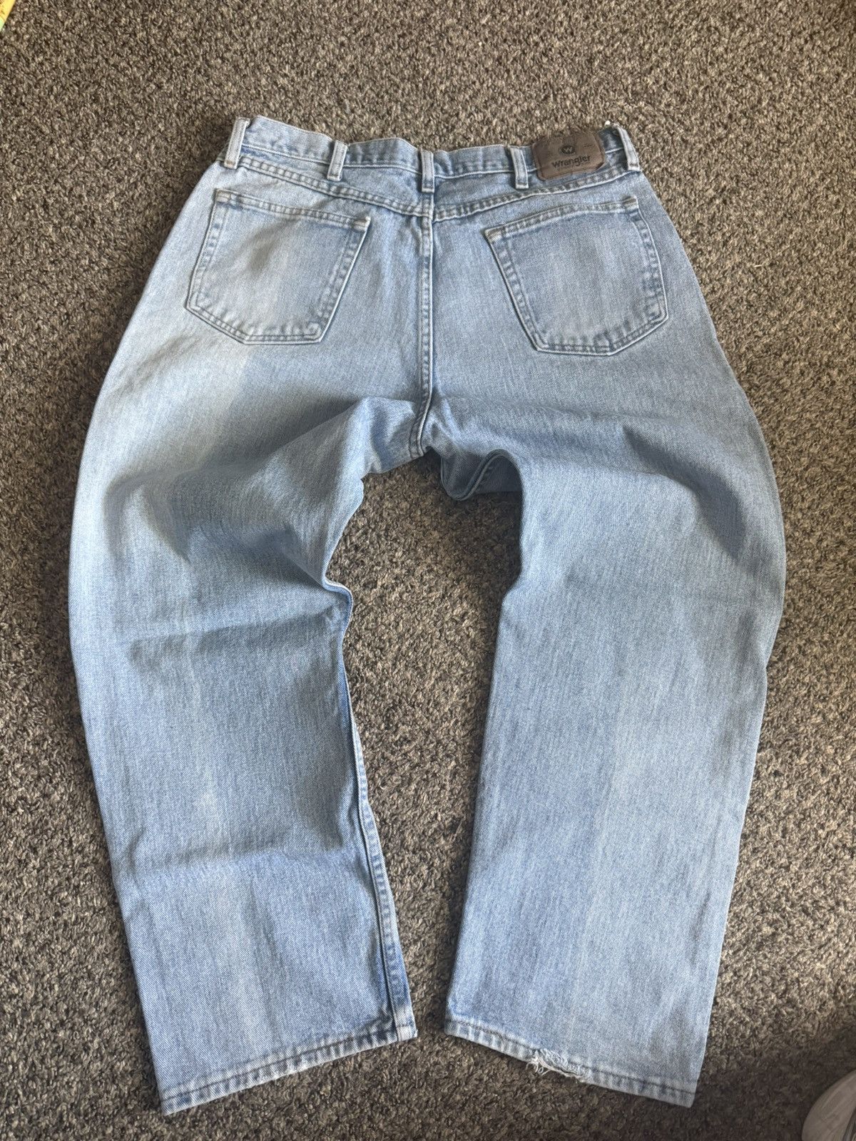 Vintage × Wrangler Wrangler denim faded Size US 36 / EU 52 - 2 Thumbnail