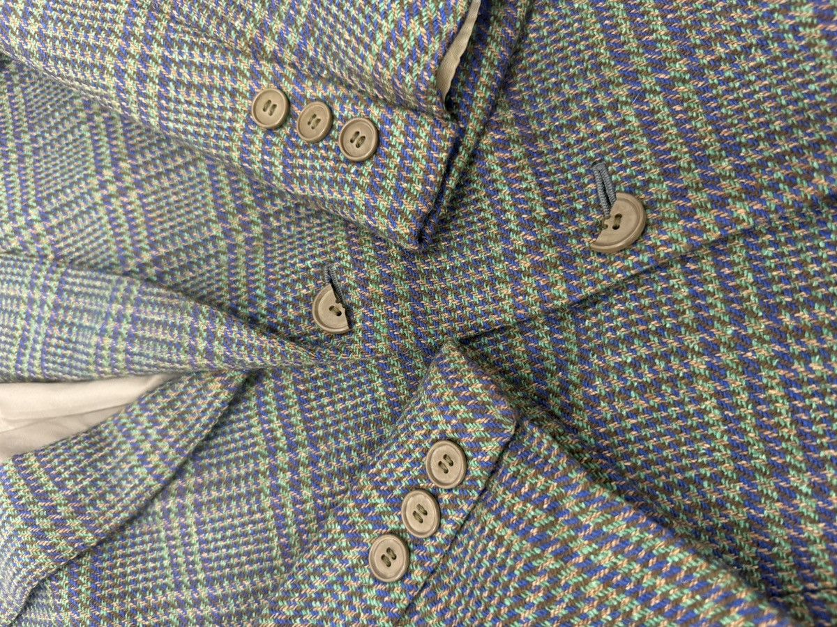 Carven 🔥 Vtg Exclusive Carven Paris Wool Tweed Houndstooth Blazer Size US S / EU 44-46 / 1 - 5 Thumbnail