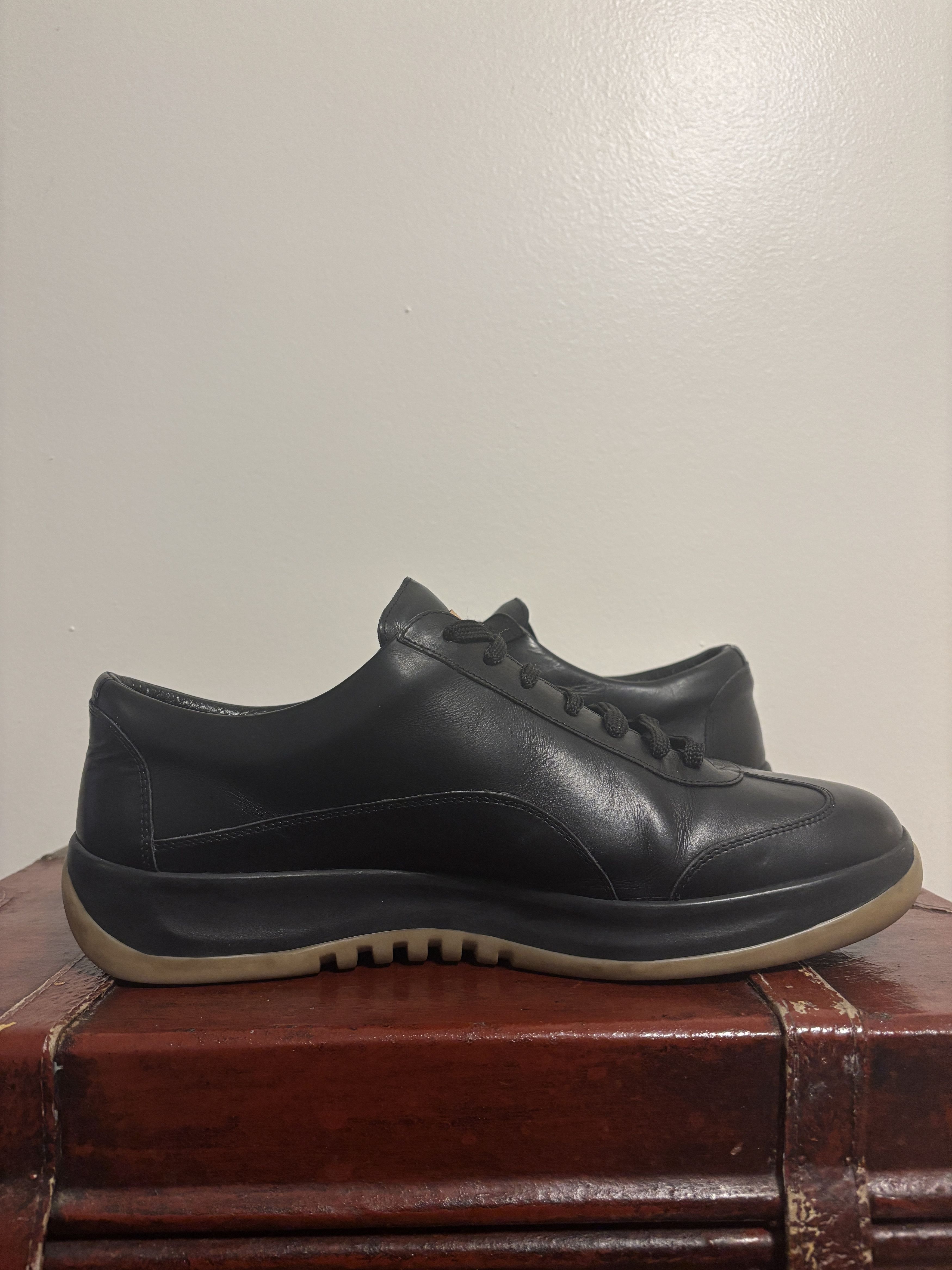 Louis Vuitton RARE 2003 Vintage LV Sports Black Leather Sneaker Size US 10.5 / EU 43-44 - 10 Thumbnail