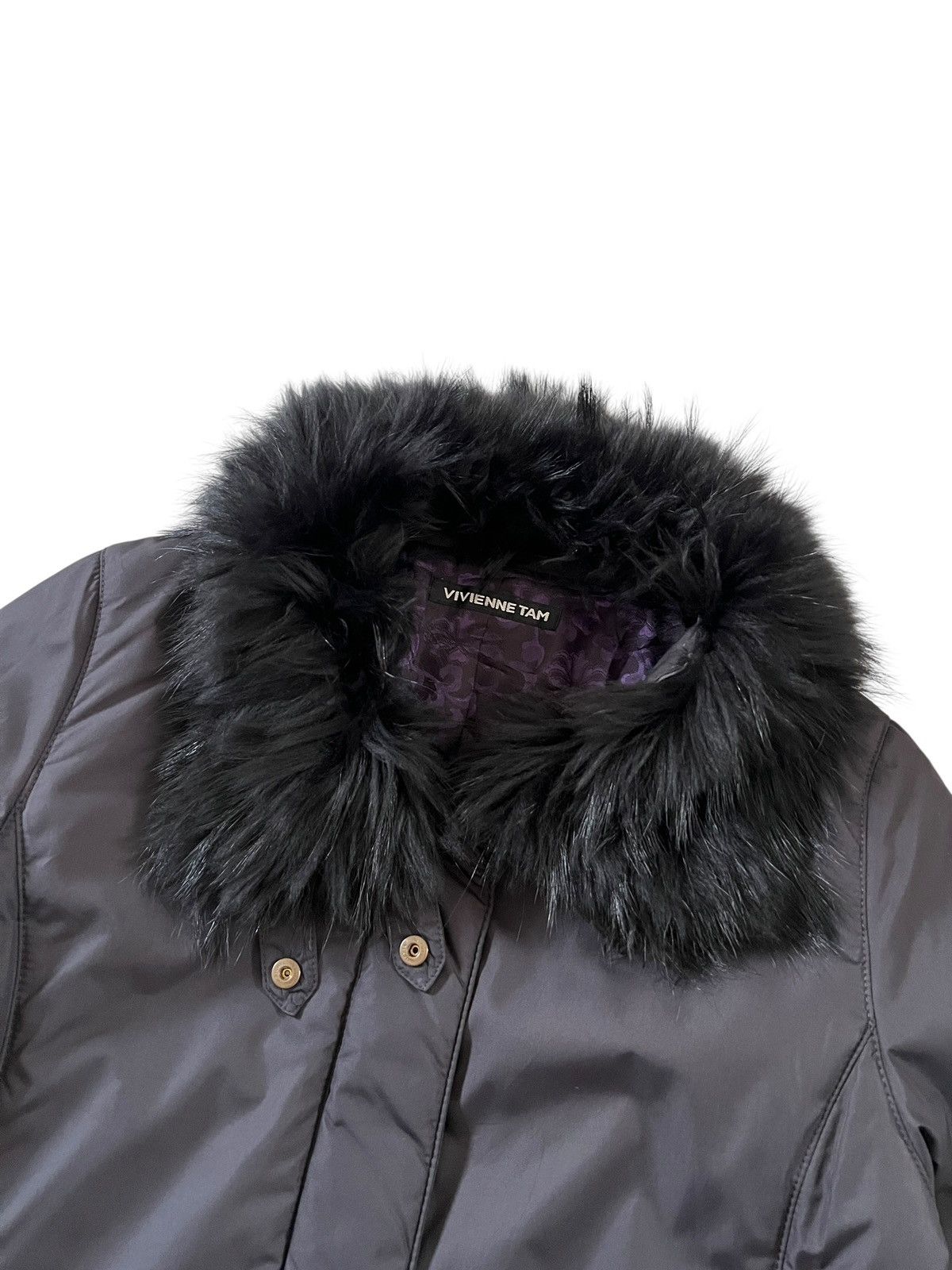 Vivienne Tam Vintage Vivienne Tam Raccoon Fur Zipper Jacket Size S / US 4 / IT 40 - 3 Thumbnail