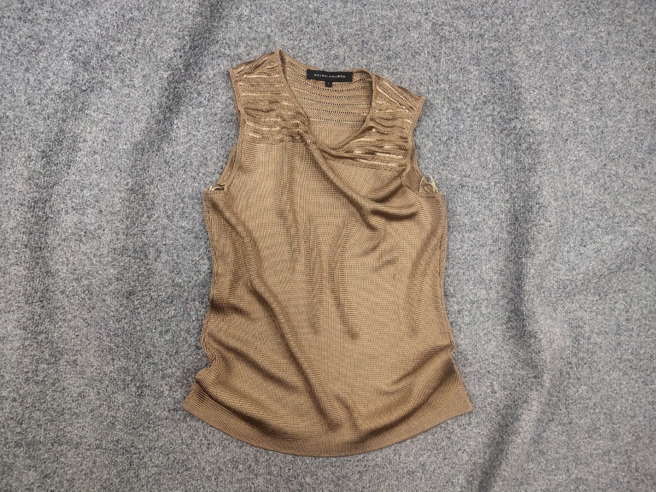 Ralph Lauren Ralph Lauren Black Label Knit Slinky Tight Sleeveless Soft Size L / US 10 / IT 46 - 1 Thumbnail