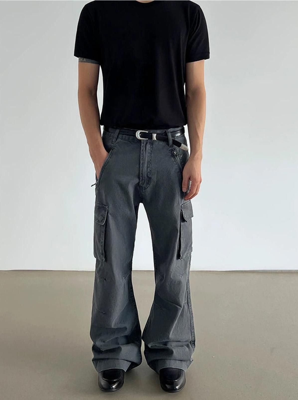 Other Gray Multi Pocket Cargo Pants Size US 32 / EU 48 - 2 Thumbnail